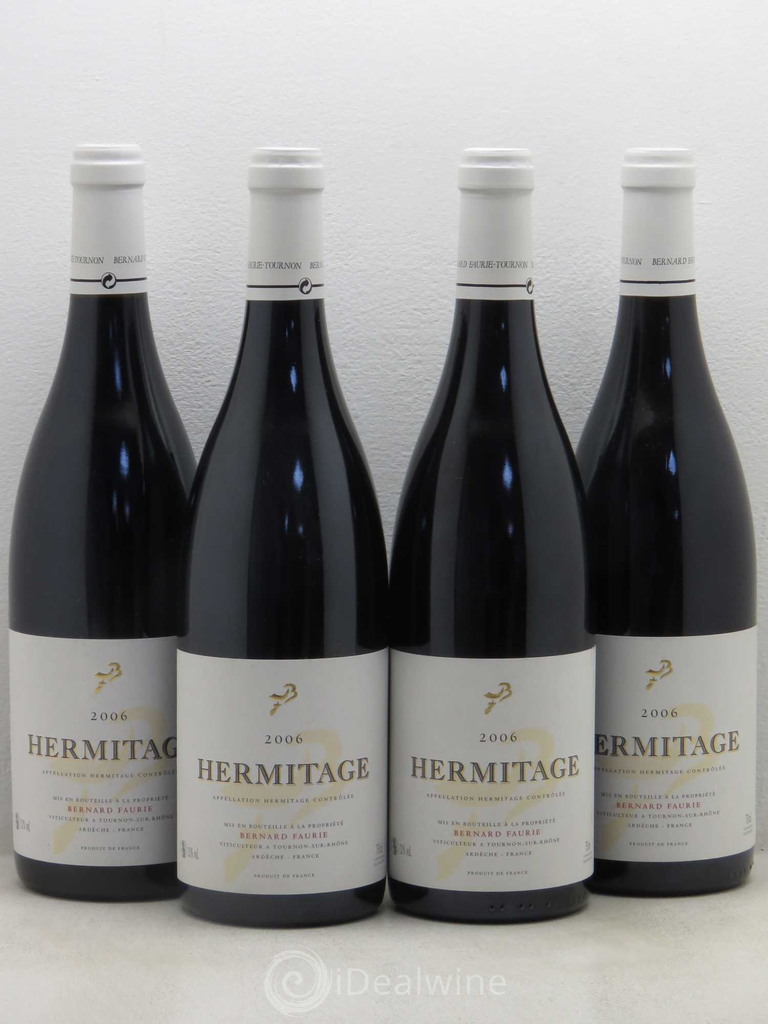 Hermitage Bernard Faurie 2006 - Posten von 4 Flaschen - 0