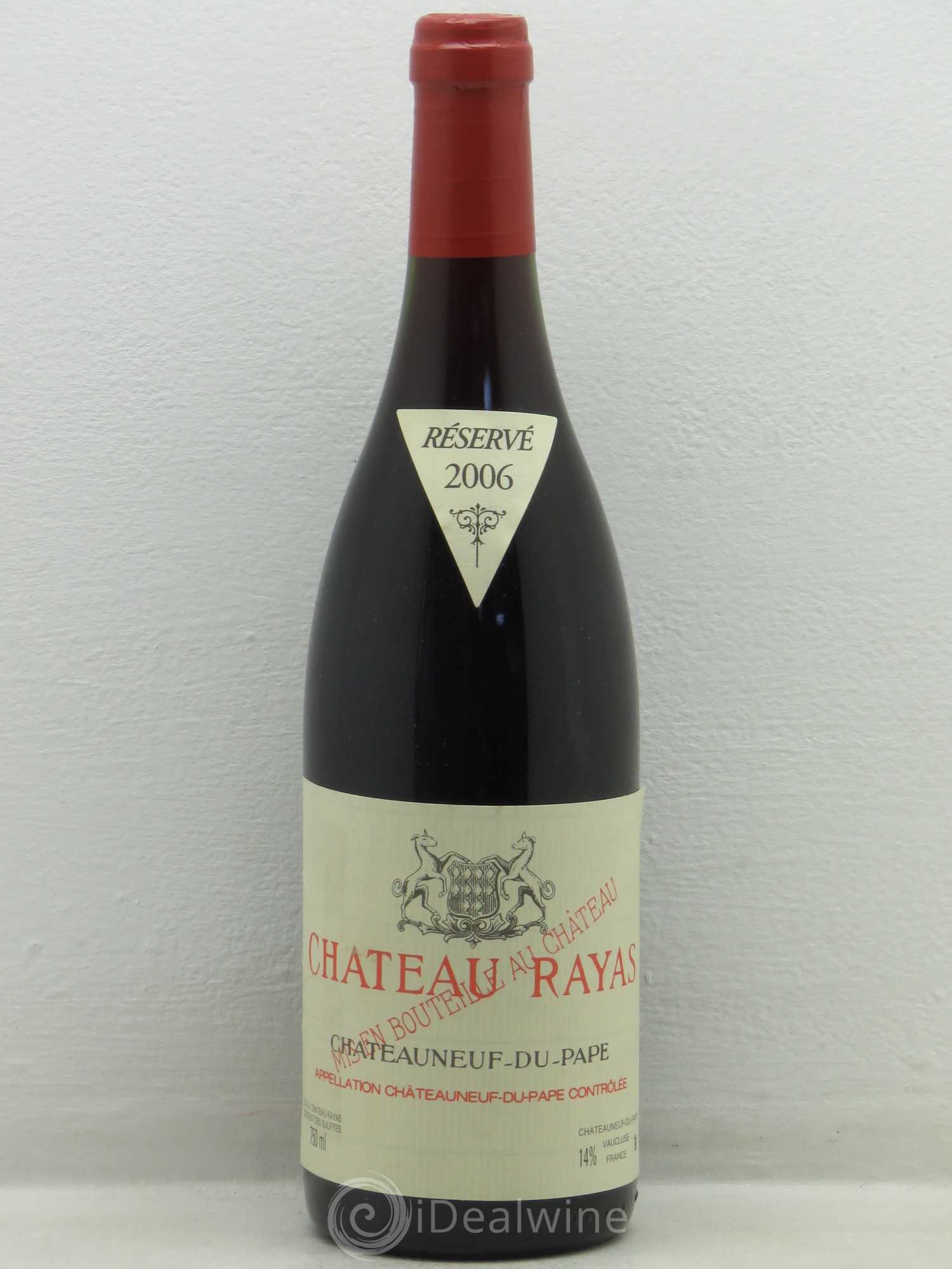 Châteauneuf-du-Pape Château Rayas Emmanuel Reynaud 2006 - Lot de 1 bouteille - 0