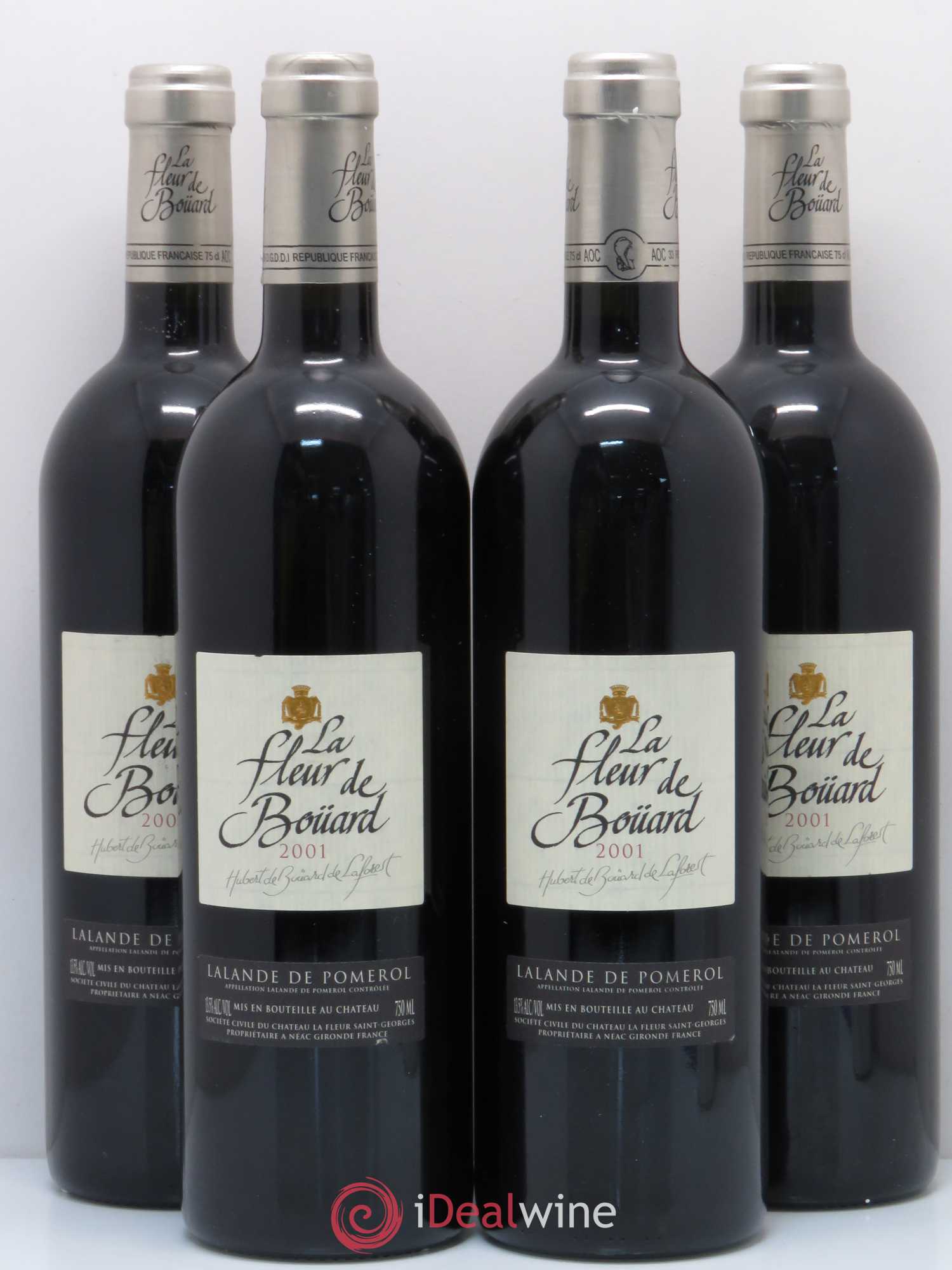 Château La Fleur de Boüard 2001 - Lot de 4 bouteilles - 0