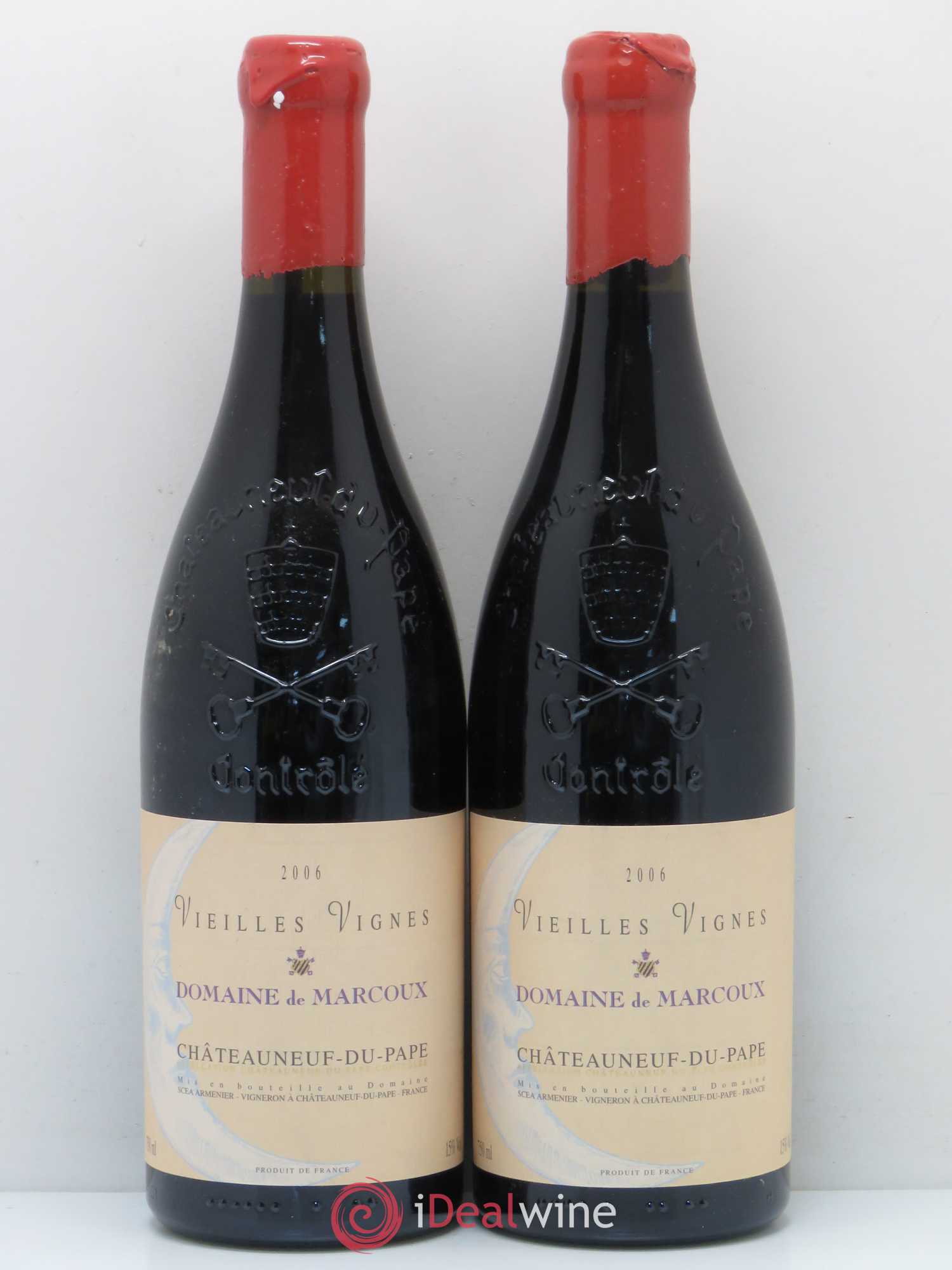 Châteauneuf-du-Pape Vieilles Vignes Marcoux (Domaine de) 2006 - Lot de 2 bouteilles - 0