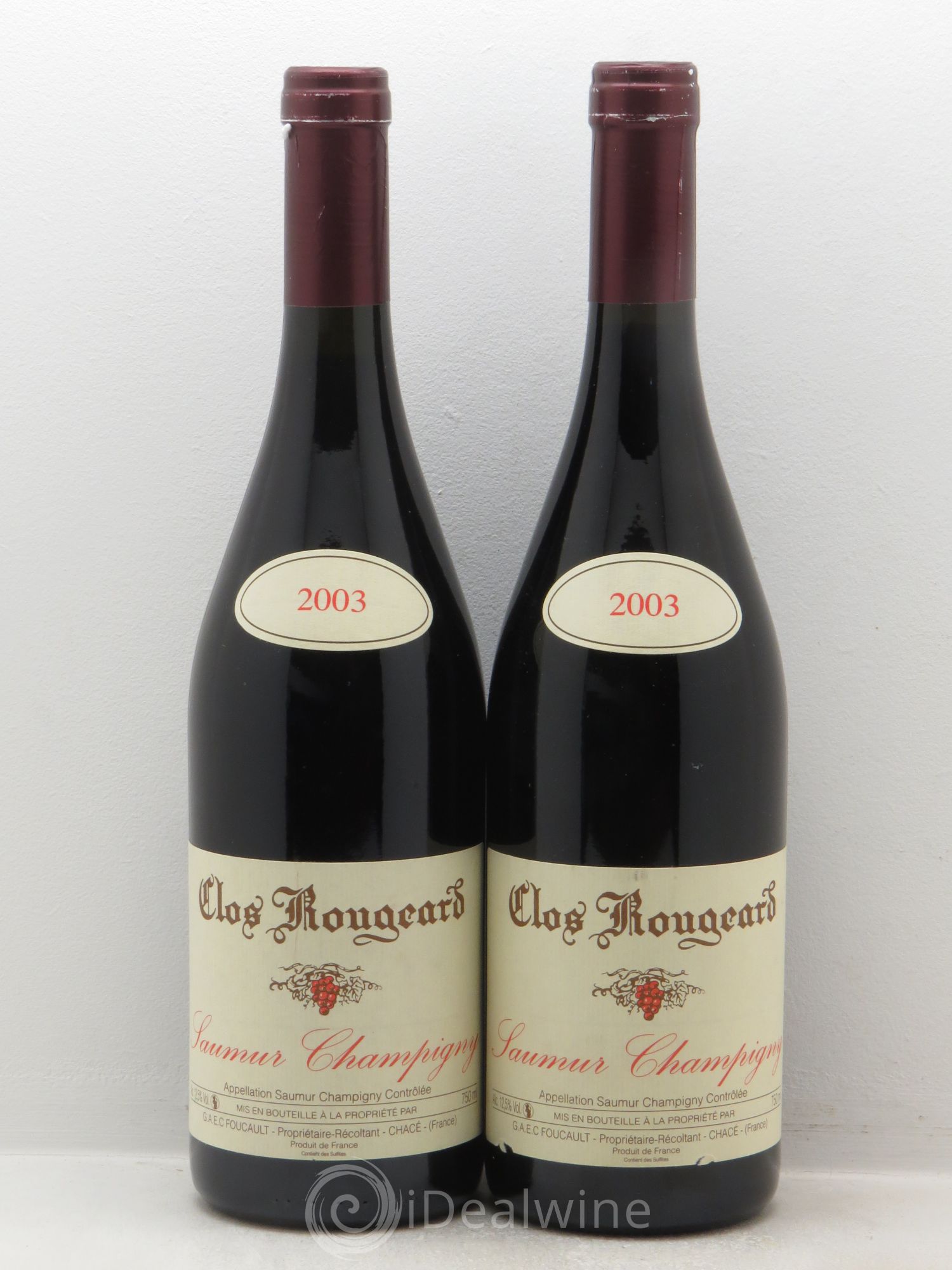 Saumur-Champigny Clos Rougeard 2003 - Lot de 2 bouteilles - 0