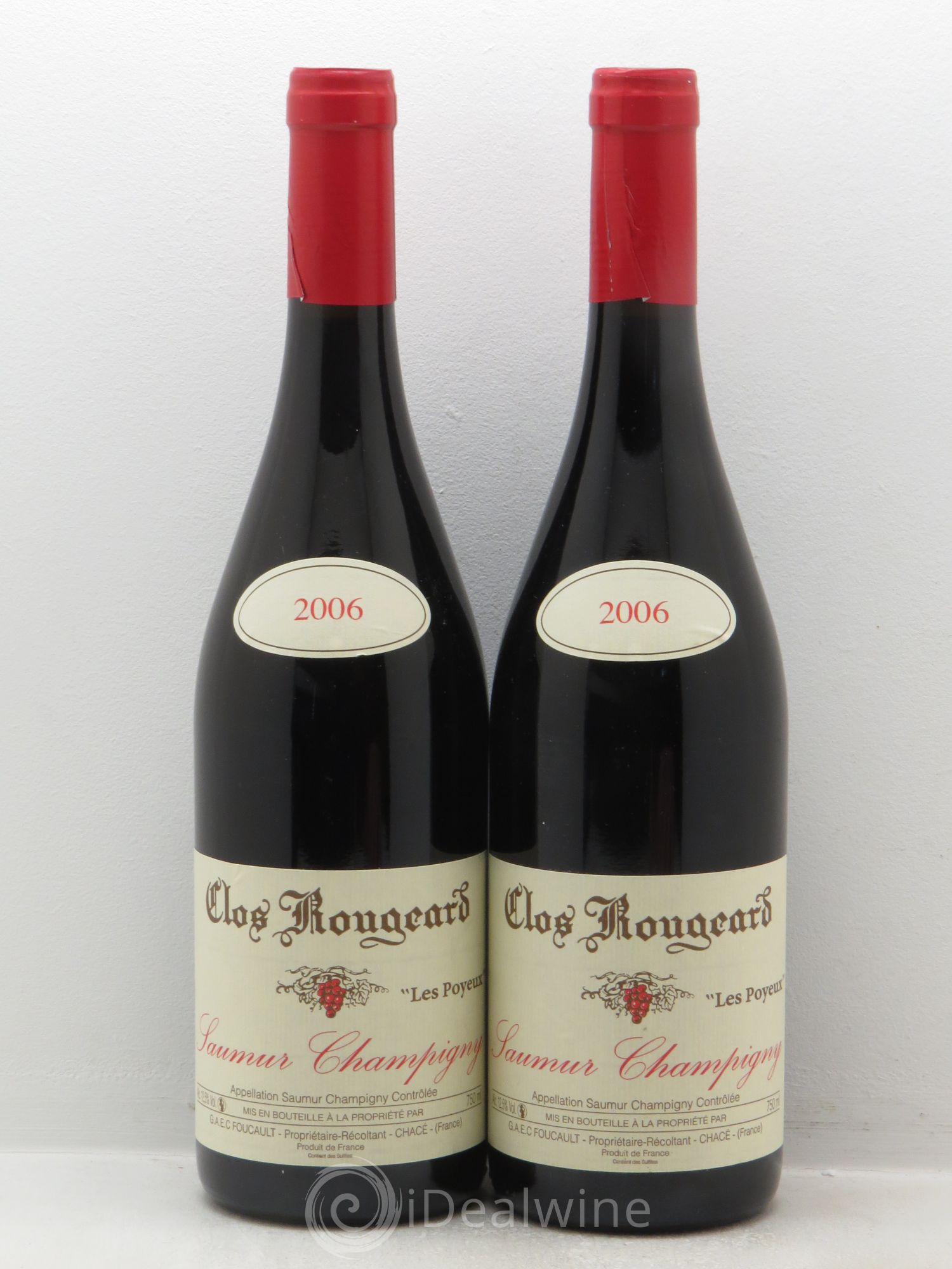 Saumur-Champigny Les Poyeux Clos Rougeard 2006 - Lot de 2 bouteilles - 0