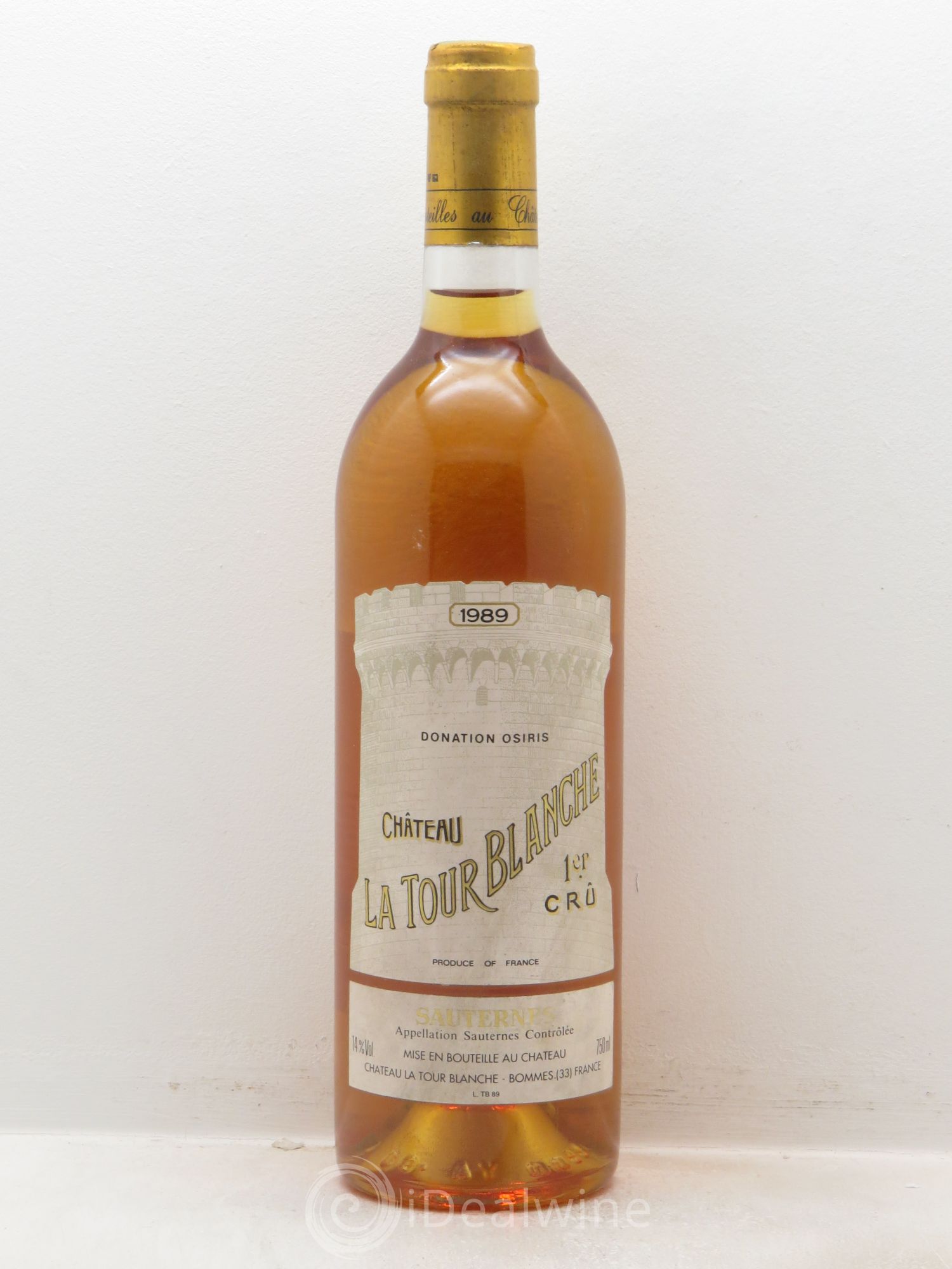 Château la Tour Blanche 1er Grand Cru Classé 1989 - Lotto di 1 bottiglia - 0