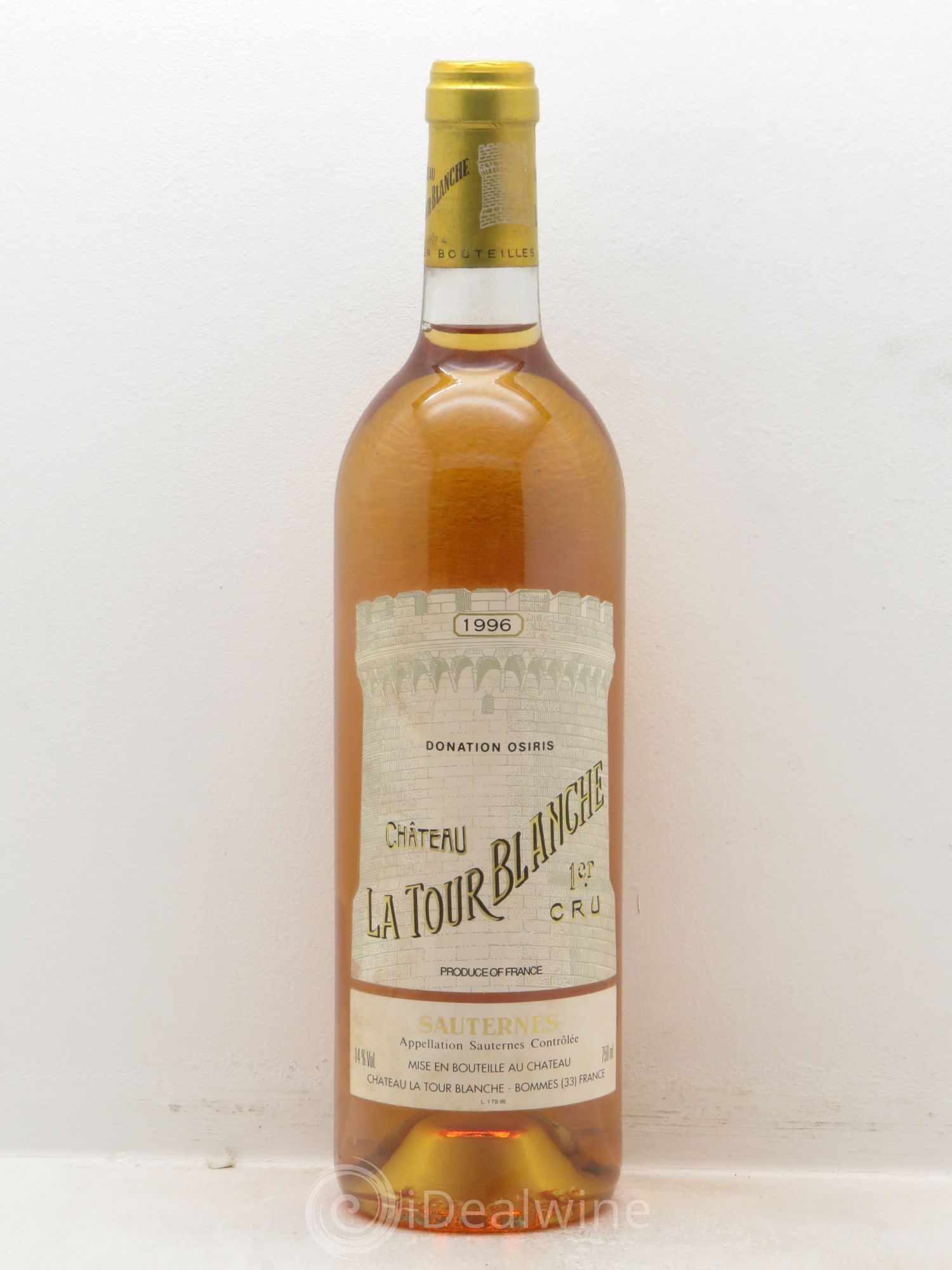 Château la Tour Blanche 1er Grand Cru Classé 1996 - Lotto di 1 bottiglia - 0