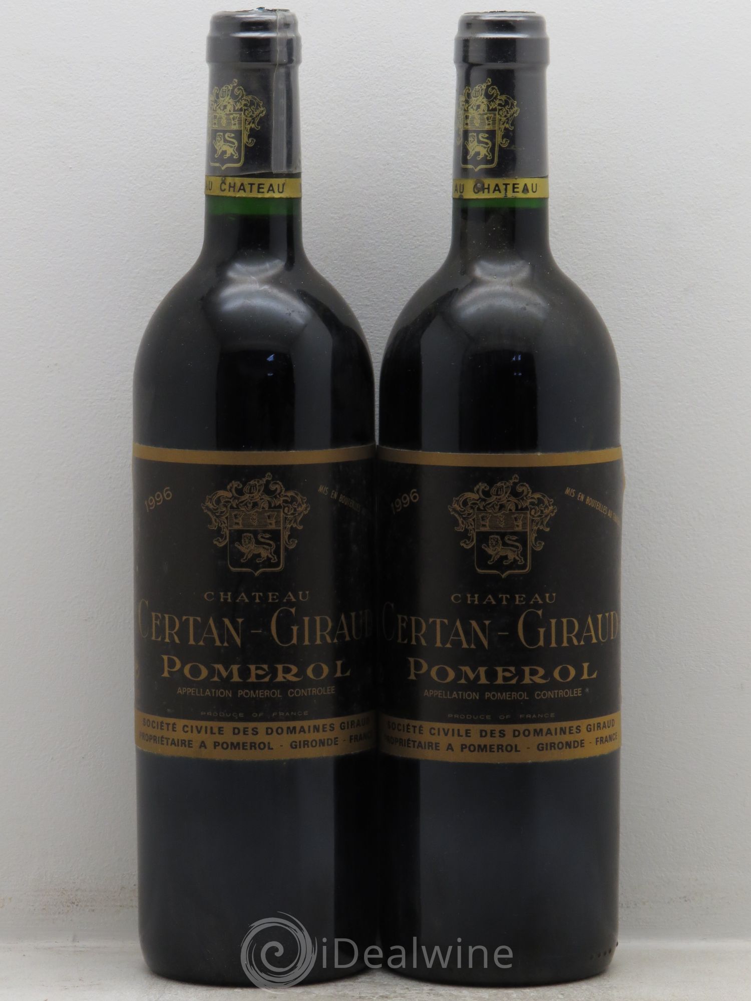 Château Certan Giraud 1996 - Lot de 2 bouteilles - 0