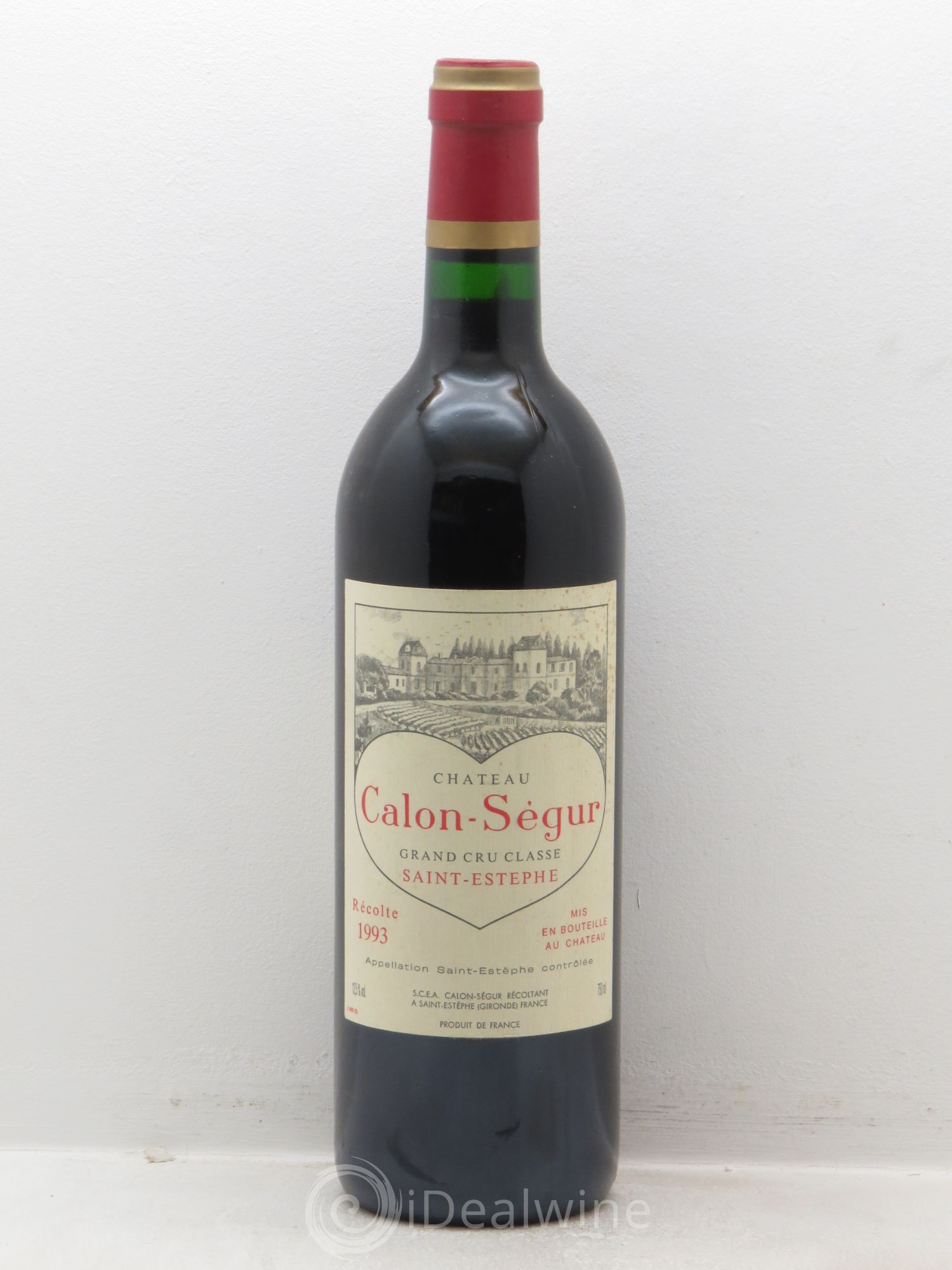 Château Calon Ségur 3ème Grand Cru Classé 1993 - Lot de 1 bouteille - 0