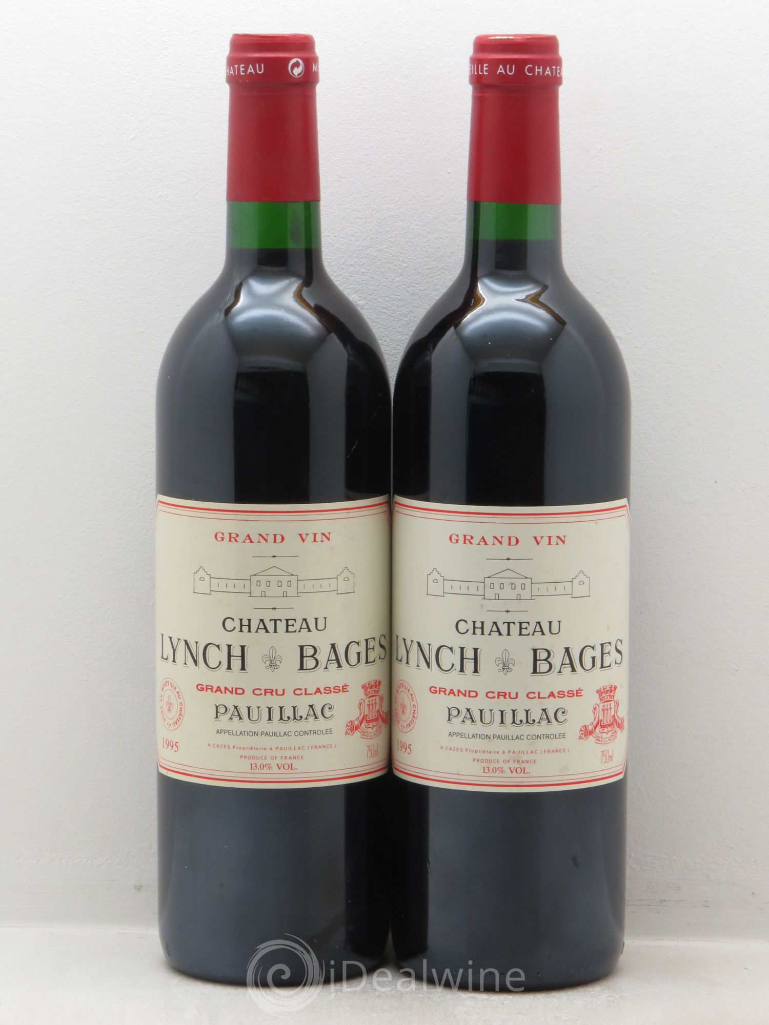 Château Lynch Bages 5ème Grand Cru Classé 1995 - Lot de 2 bouteilles - 0