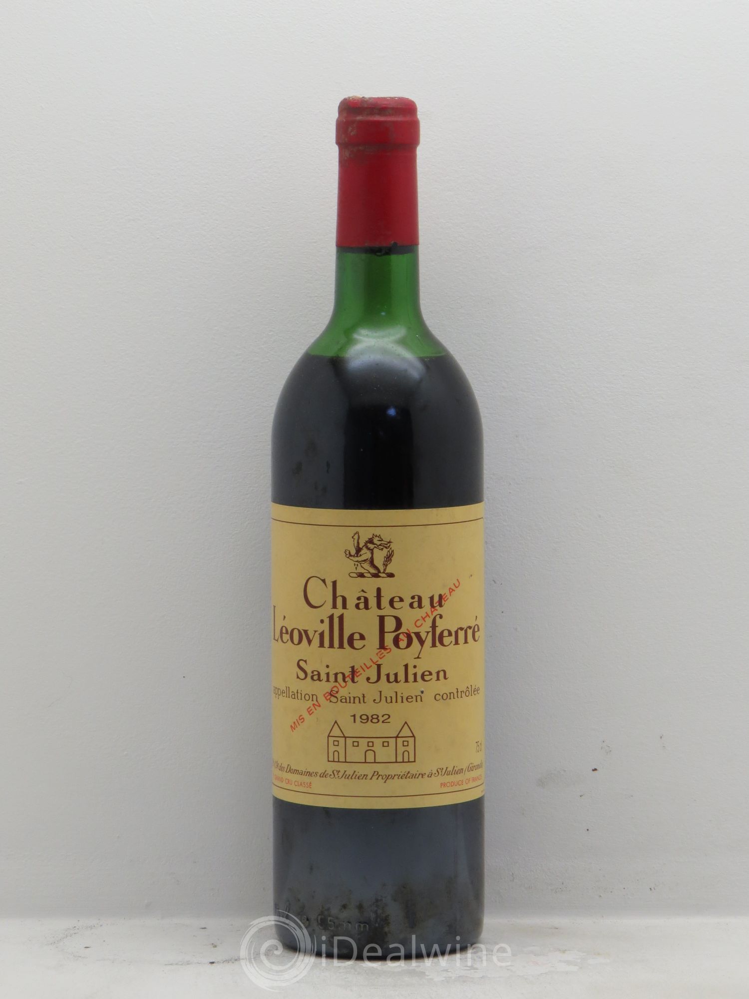 Château Léoville Poyferré 2ème Grand Cru Classé 1982 - Lot de 1 bouteille - 0