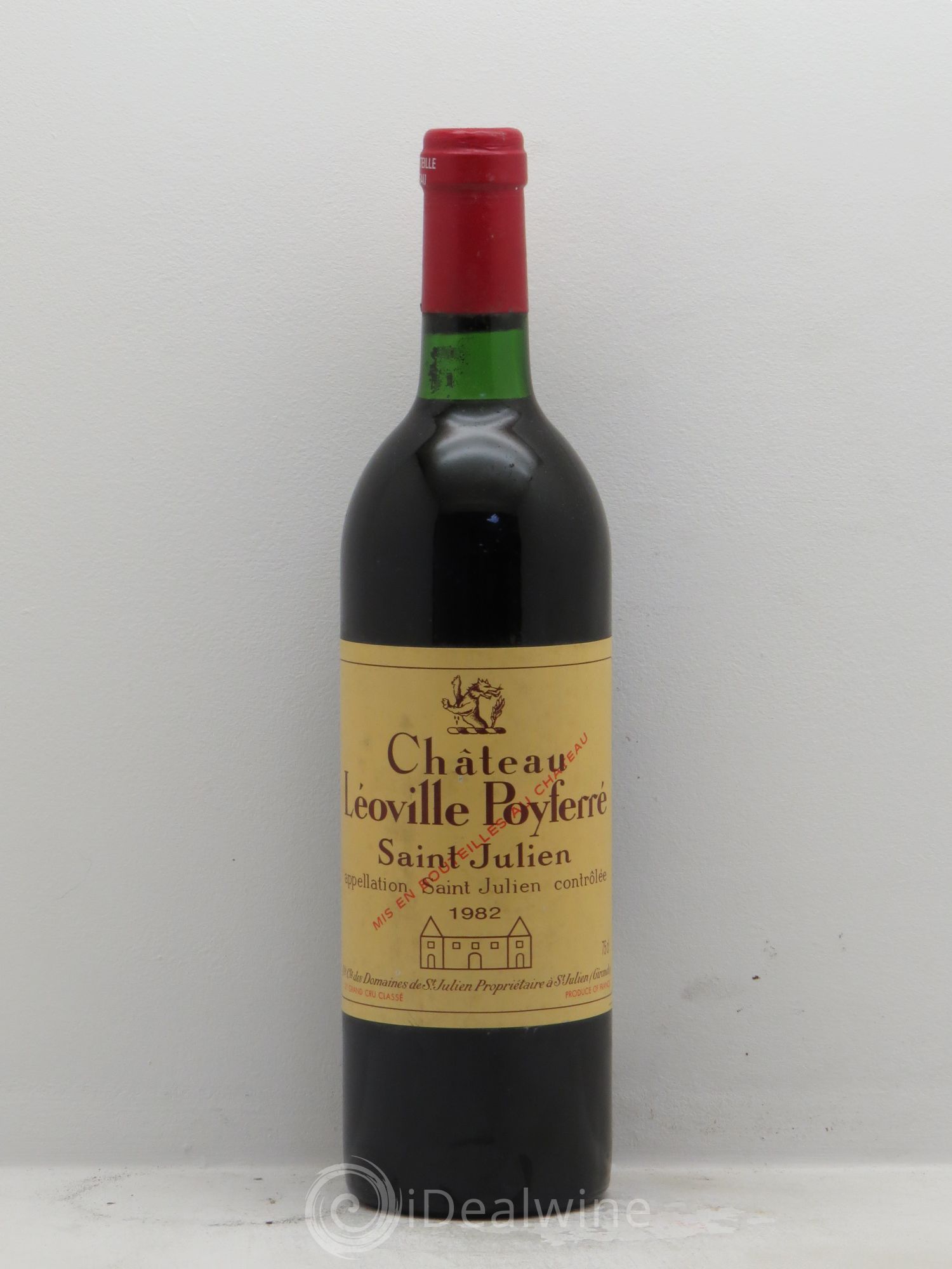 Château Léoville Poyferré 2ème Grand Cru Classé 1982 - Lot de 1 bouteille - 0