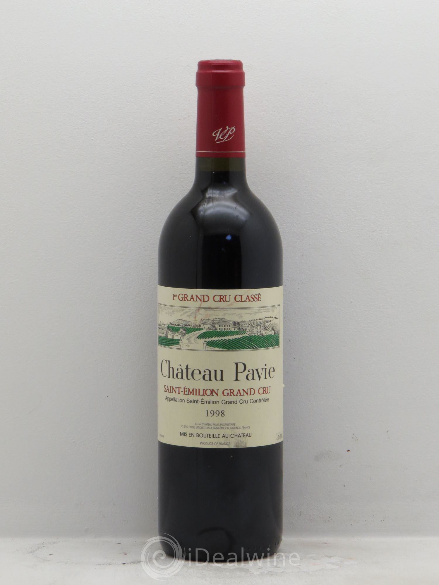 Château Pavie 1er Grand Cru Classé A 1998 - Lot de 1 bouteille - 0
