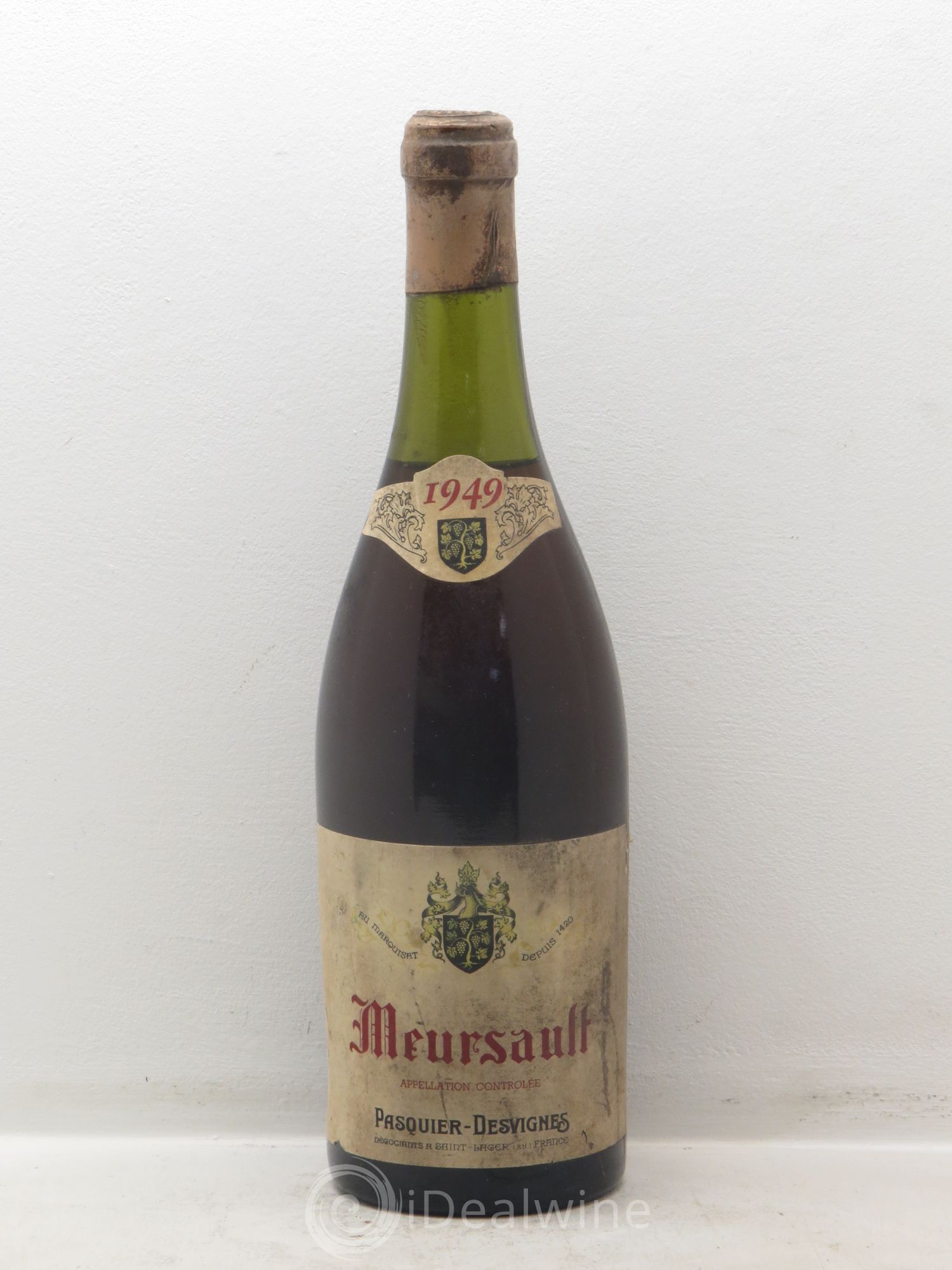 Meursault Pasquier Desvignes 1949 - Lot de 1 bouteille - 0
