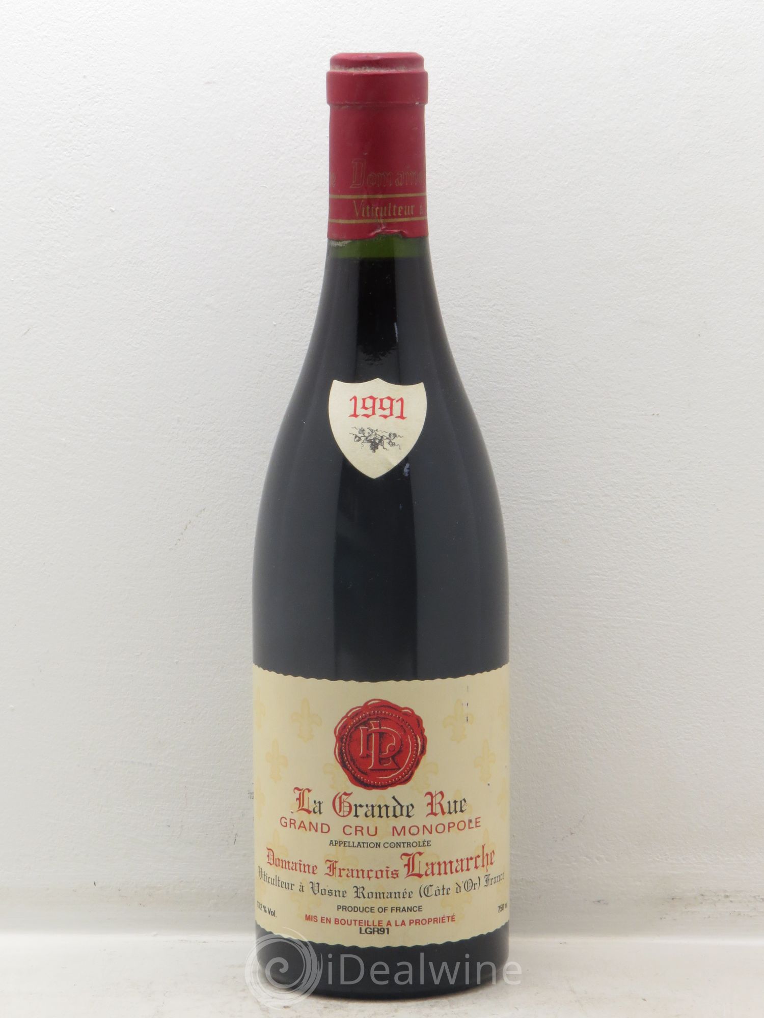La Grande Rue Grand Cru Lamarche (Domaine) 1991 - Lot de 1 bouteille - 0