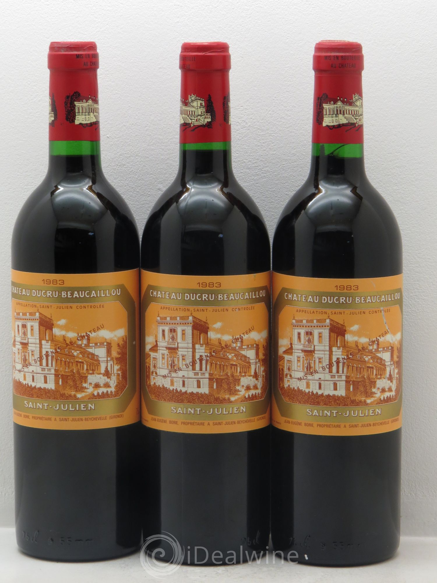 Château Ducru Beaucaillou 2ème Grand Cru Classé 1983 - Lot de 3 bouteilles - 0