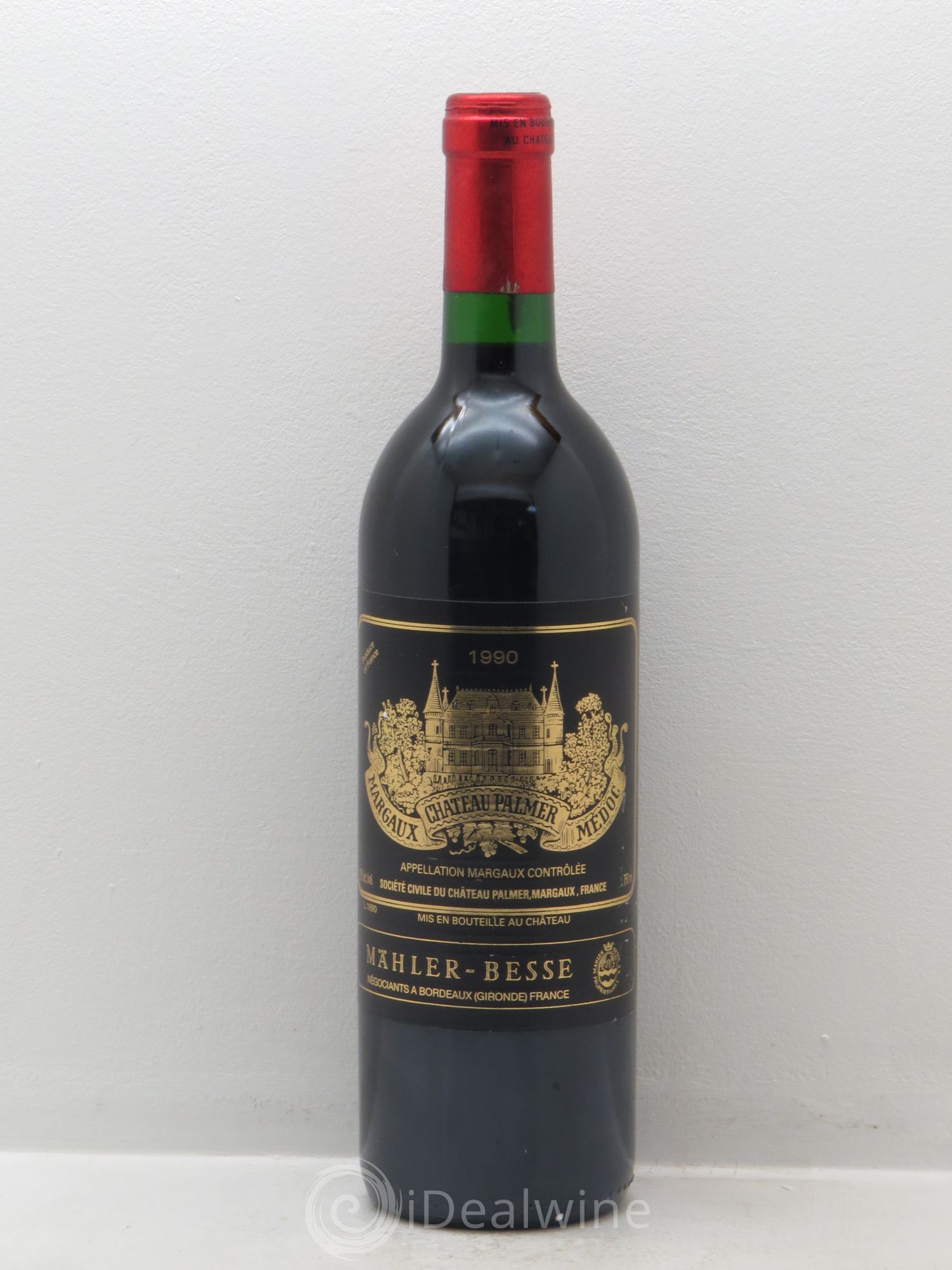 Château Palmer 3ème Grand Cru Classé 1990 - Lot de 1 bouteille - 0