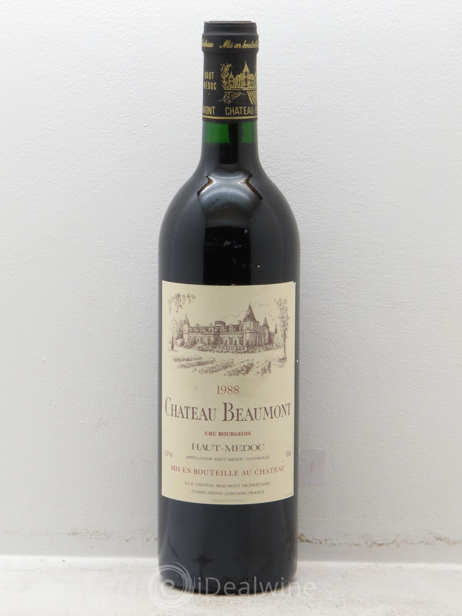 Château Beaumont Cru Bourgeois 1988 - Lot de 1 bouteille - 0