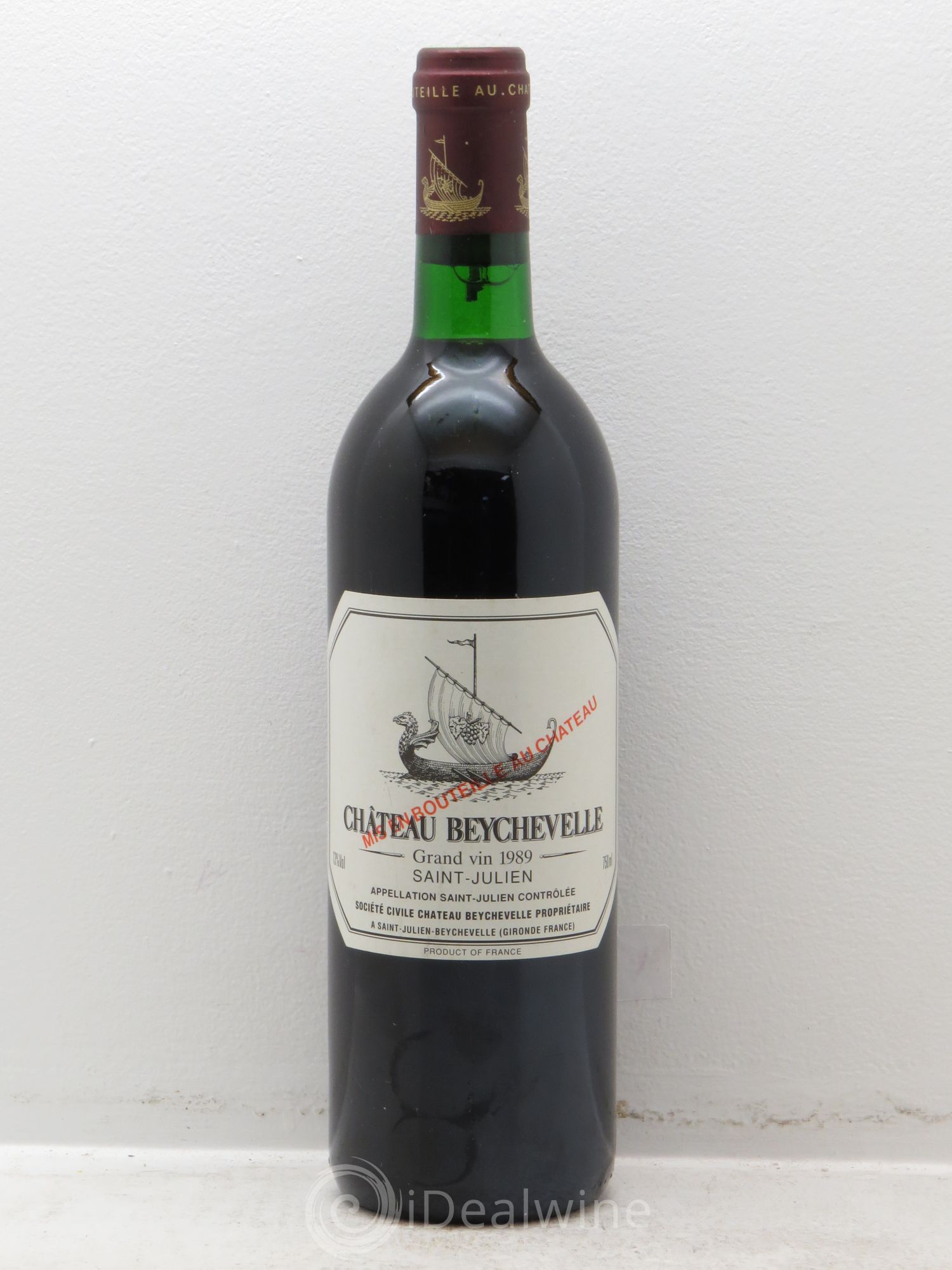 Château Beychevelle 4ème Grand Cru Classé 1989 - Lot de 1 bouteille - 0