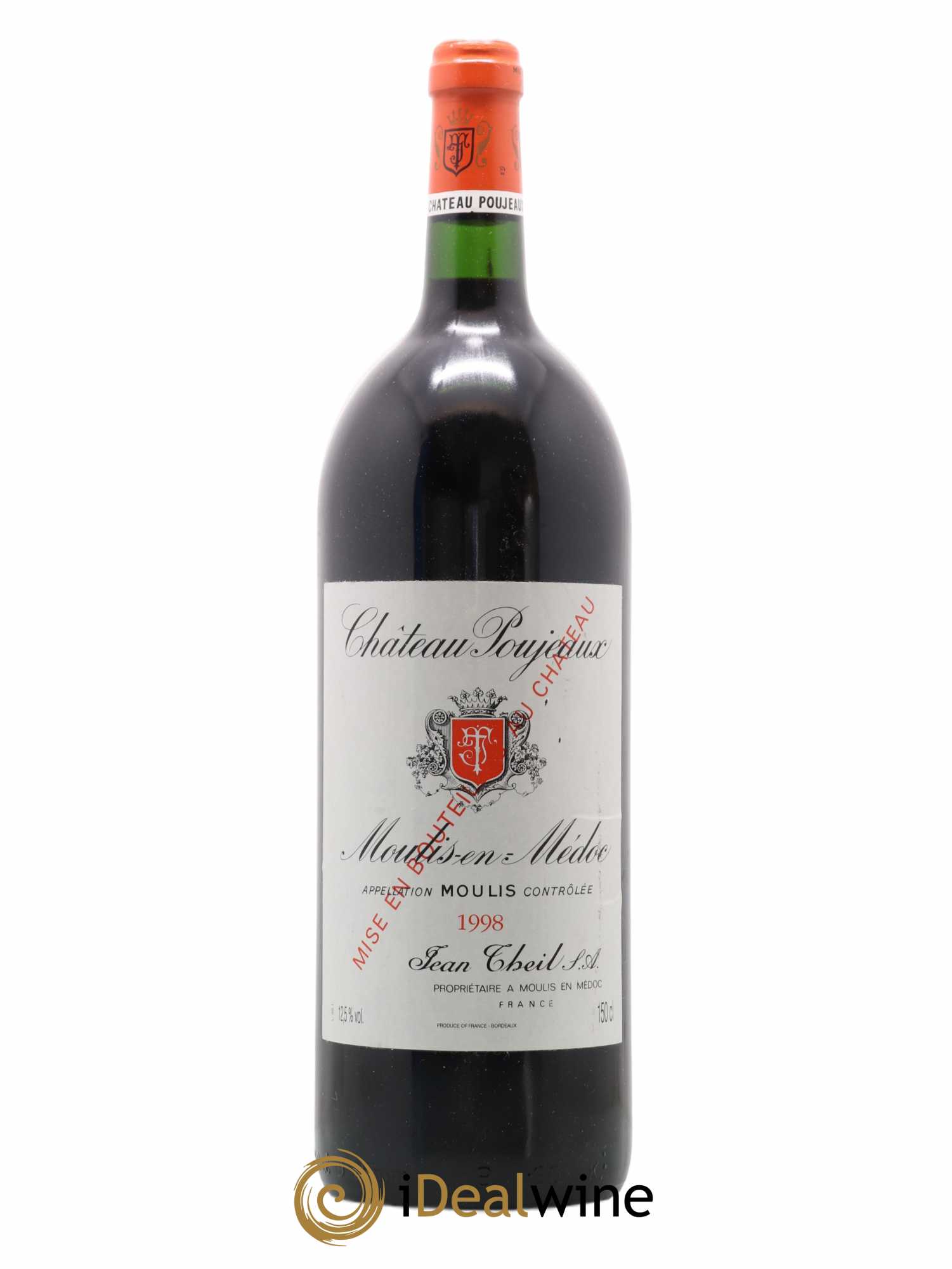 Château Poujeaux 1998 - Lot de 1 magnum - 0