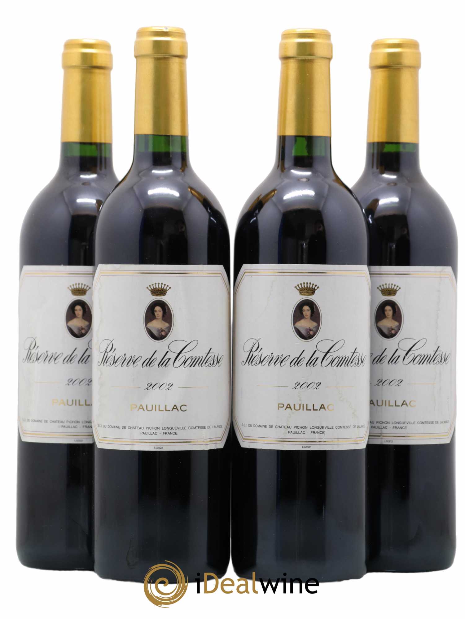 Réserve de la Comtesse Second Vin 2002 - Lot de 4 bouteilles - 0