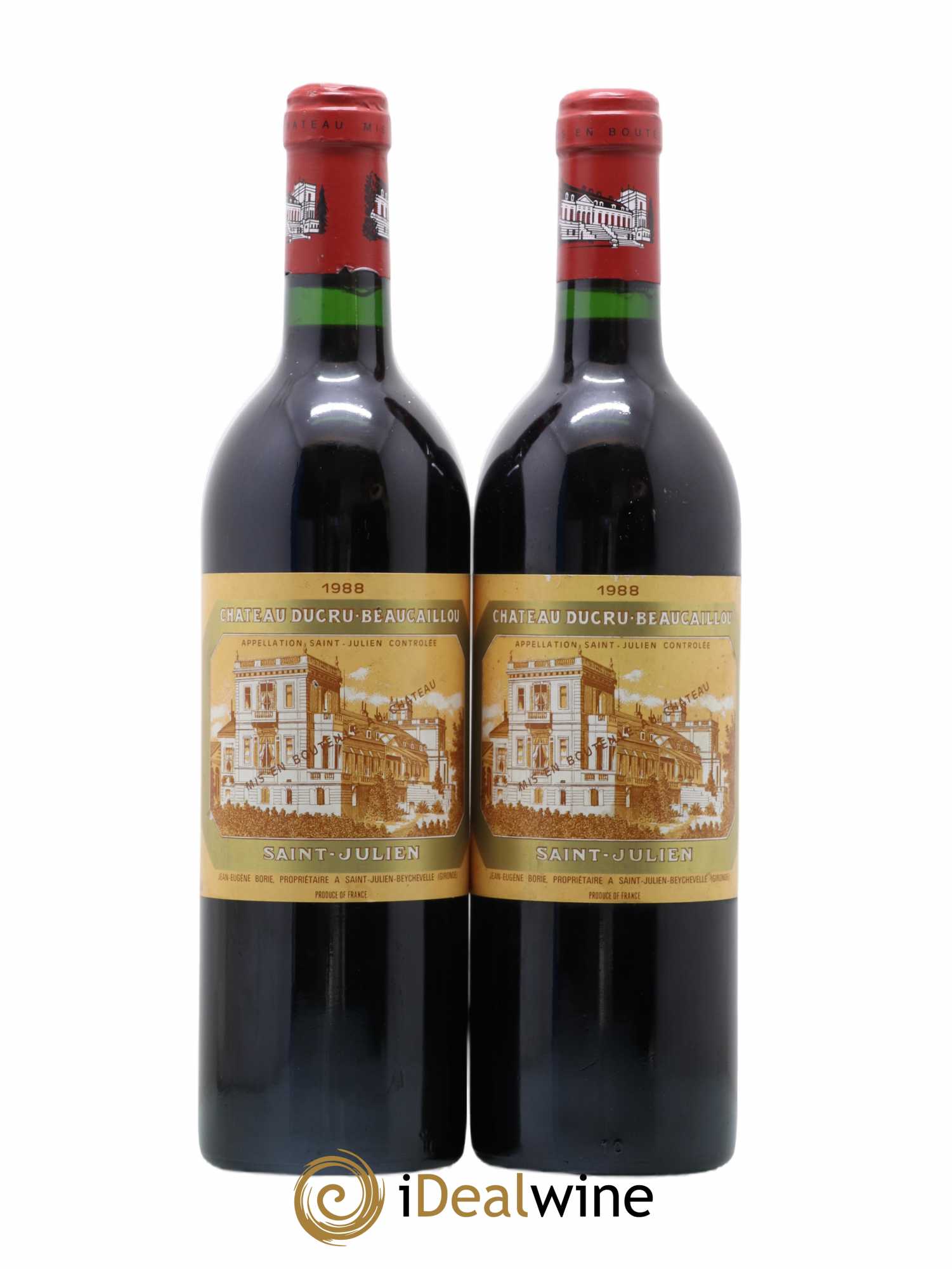 Château Ducru Beaucaillou 2ème Grand Cru Classé 1988 - Lot de 2 bouteilles - 0