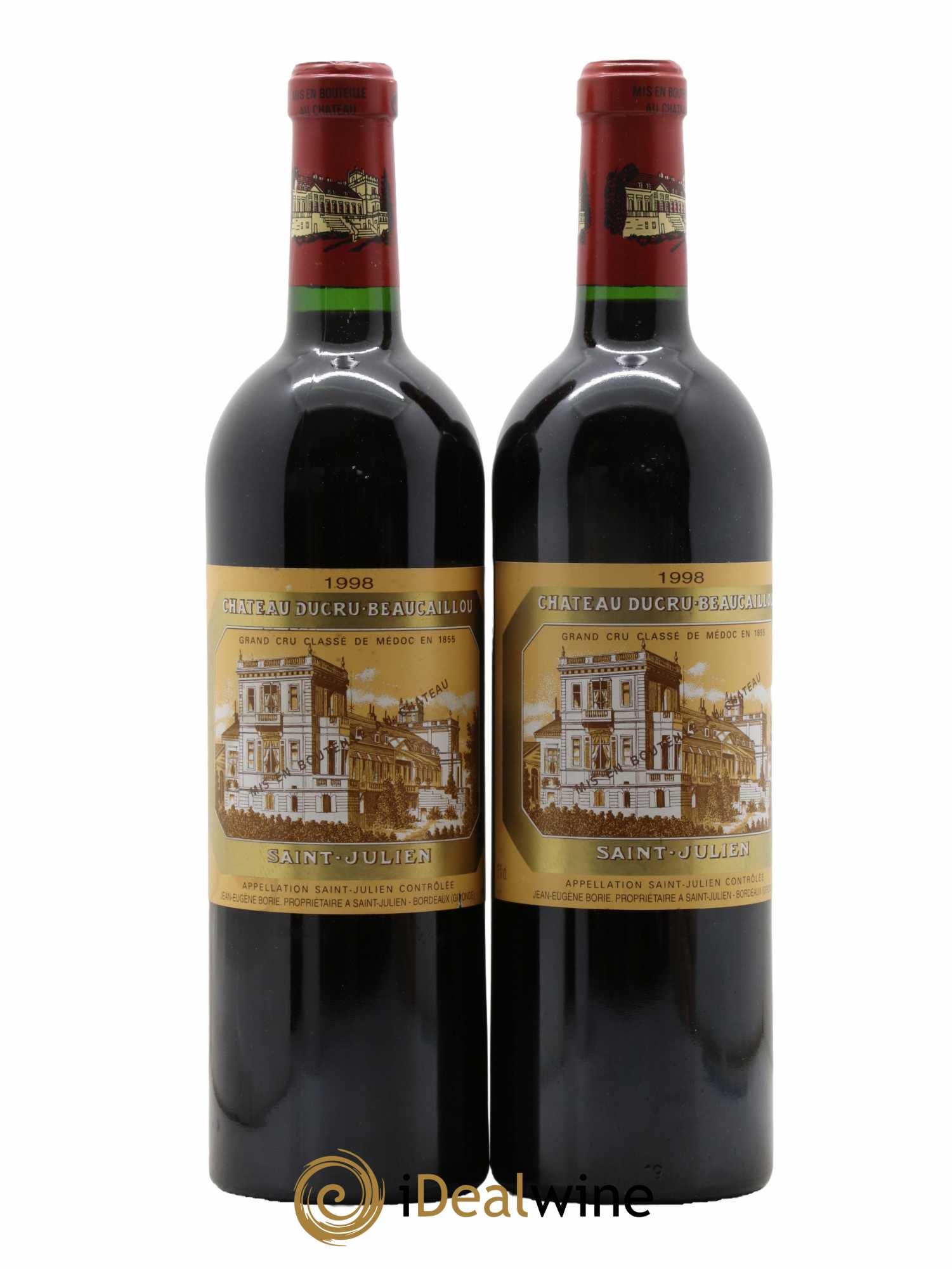 Château Ducru Beaucaillou 2ème Grand Cru Classé 1998 - Lot de 2 bouteilles - 0