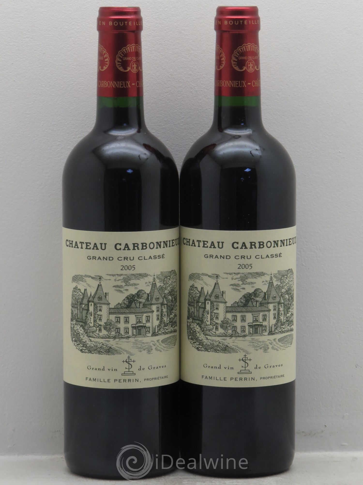 Château Carbonnieux Cru Classé de Graves 2005 - Lot de 2 bouteilles - 0