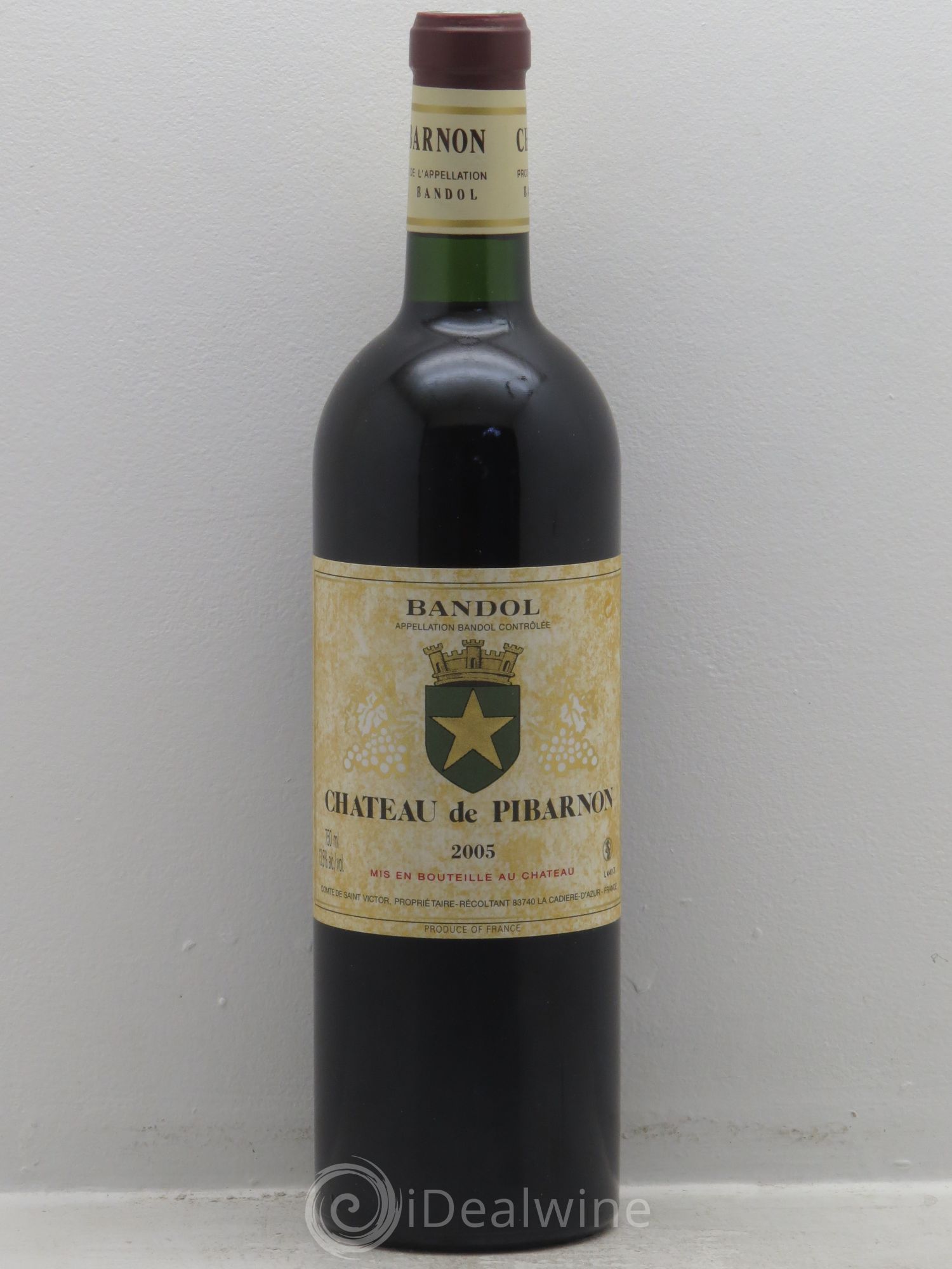Bandol Château de Pibarnon Comte de Saint-Victor 2005 - Lot de 6 bouteilles - 0