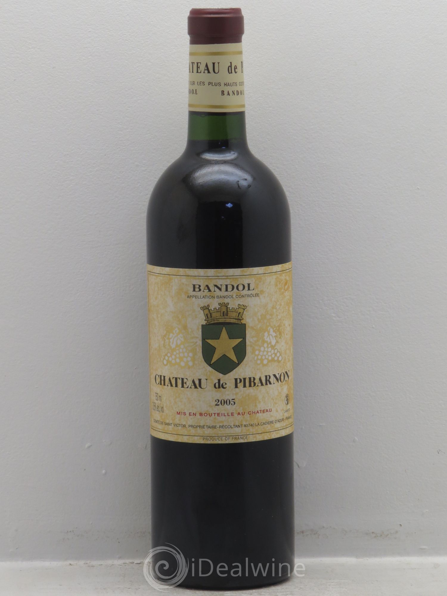 Bandol Château de Pibarnon Comte de Saint-Victor 2005 - Lot de 1 bouteille - 0