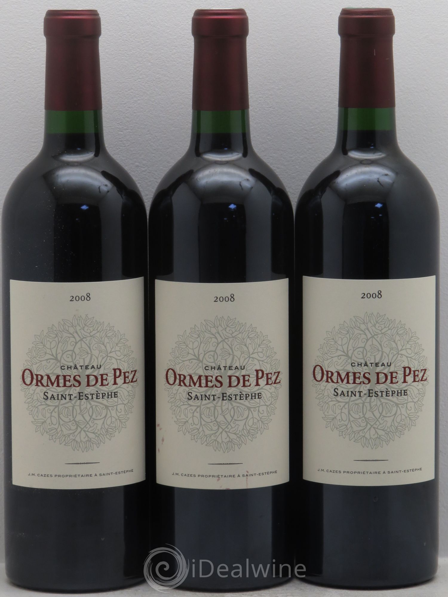 Château les Ormes de Pez 2008 - Lot de 3 bouteilles - 0