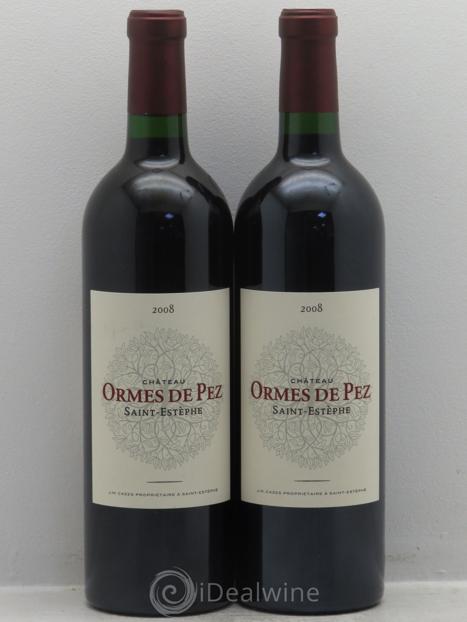Château les Ormes de Pez 2008 - Lot de 2 bouteilles - 0