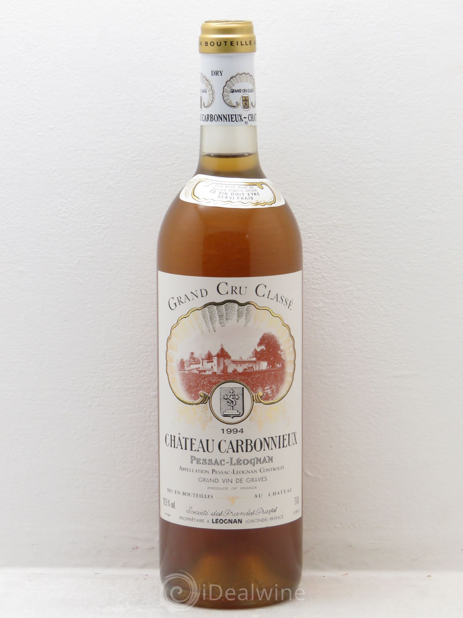 Château Carbonnieux Cru Classé de Graves 1994 - Lot de 1 bouteille - 0