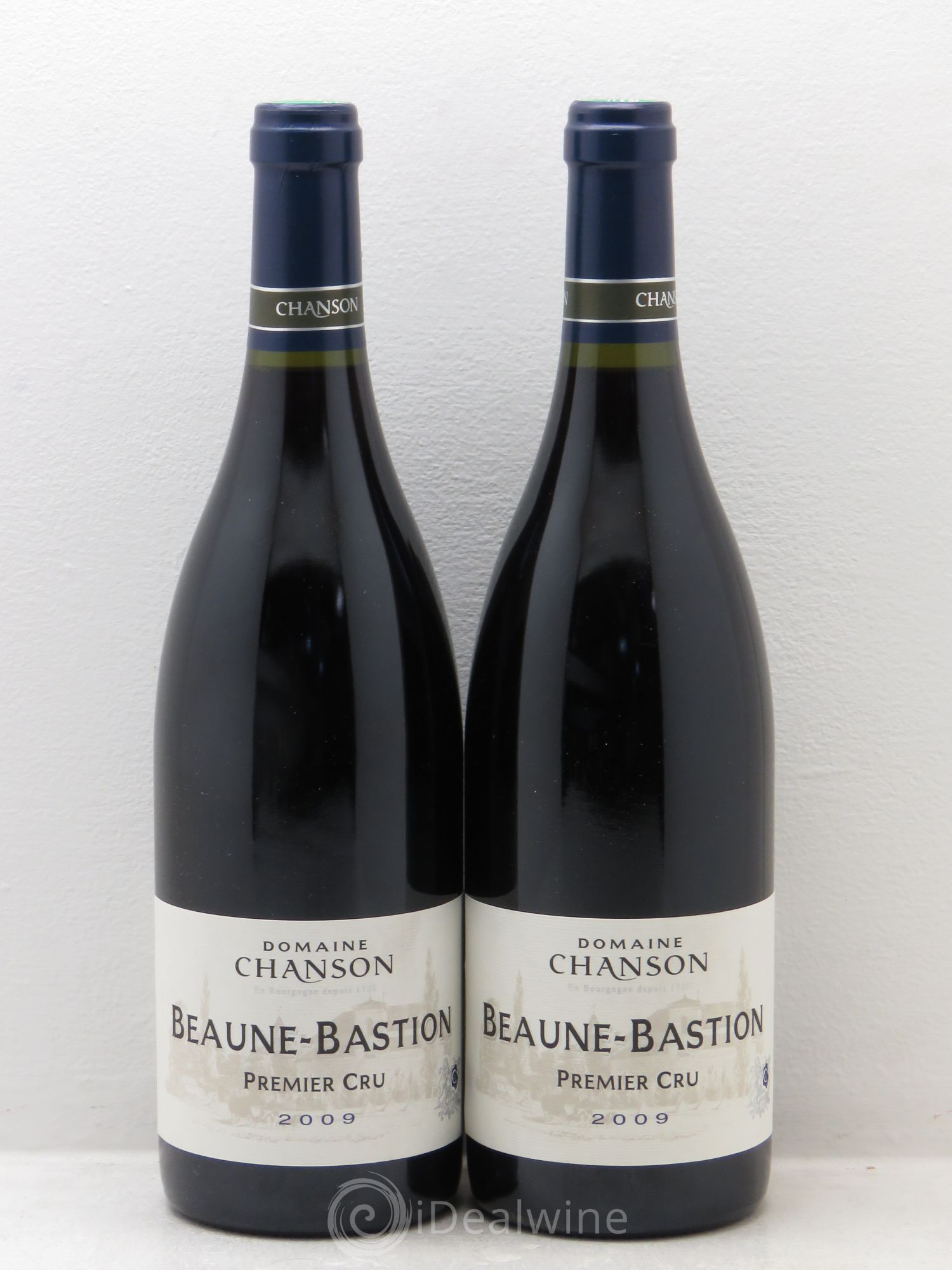 Beaune 1er Cru les bastions de l'oratoire domaine Chanson 2009 - Posten von 2 Flaschen - 0