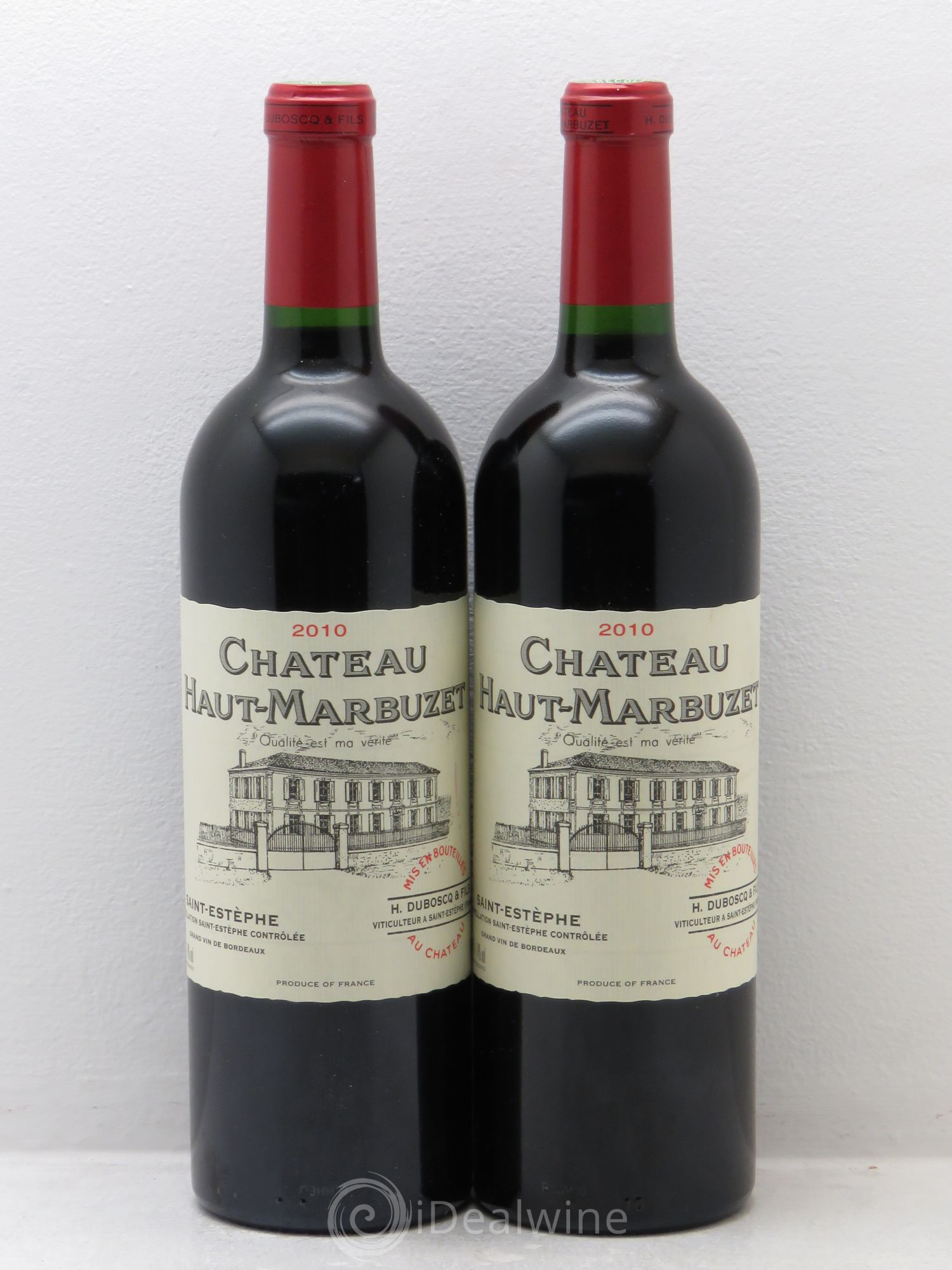 Château Haut Marbuzet 2010 - Lot de 2 bouteilles - 0