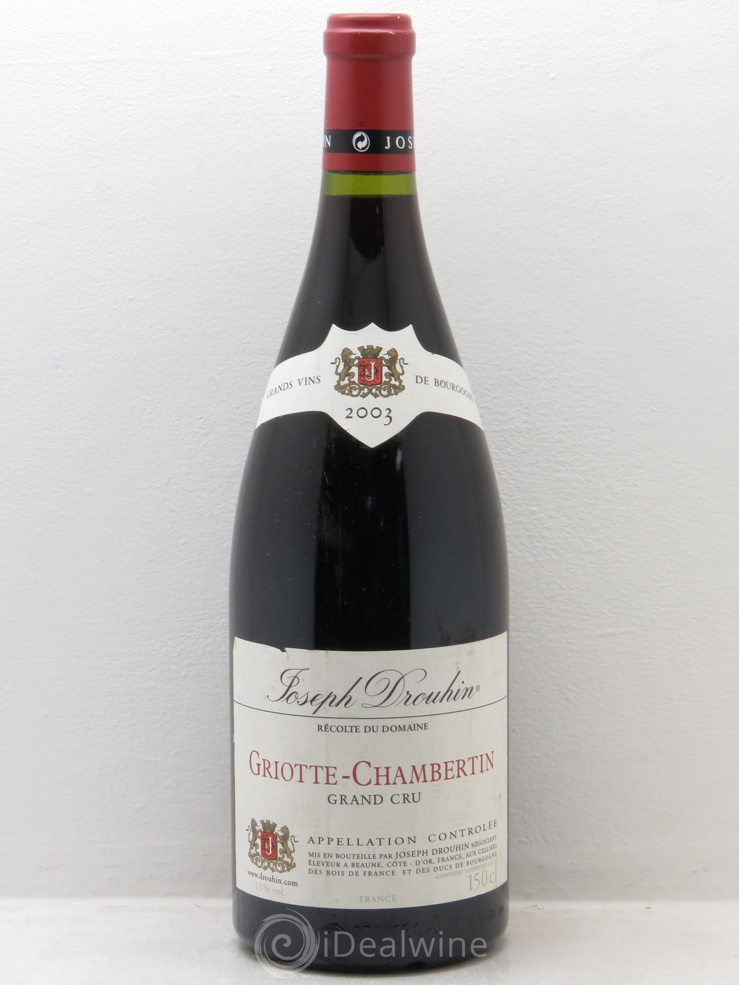 Griotte-Chambertin Grand Cru Joseph Drouhin 2003 - Lot de 1 magnum - 0