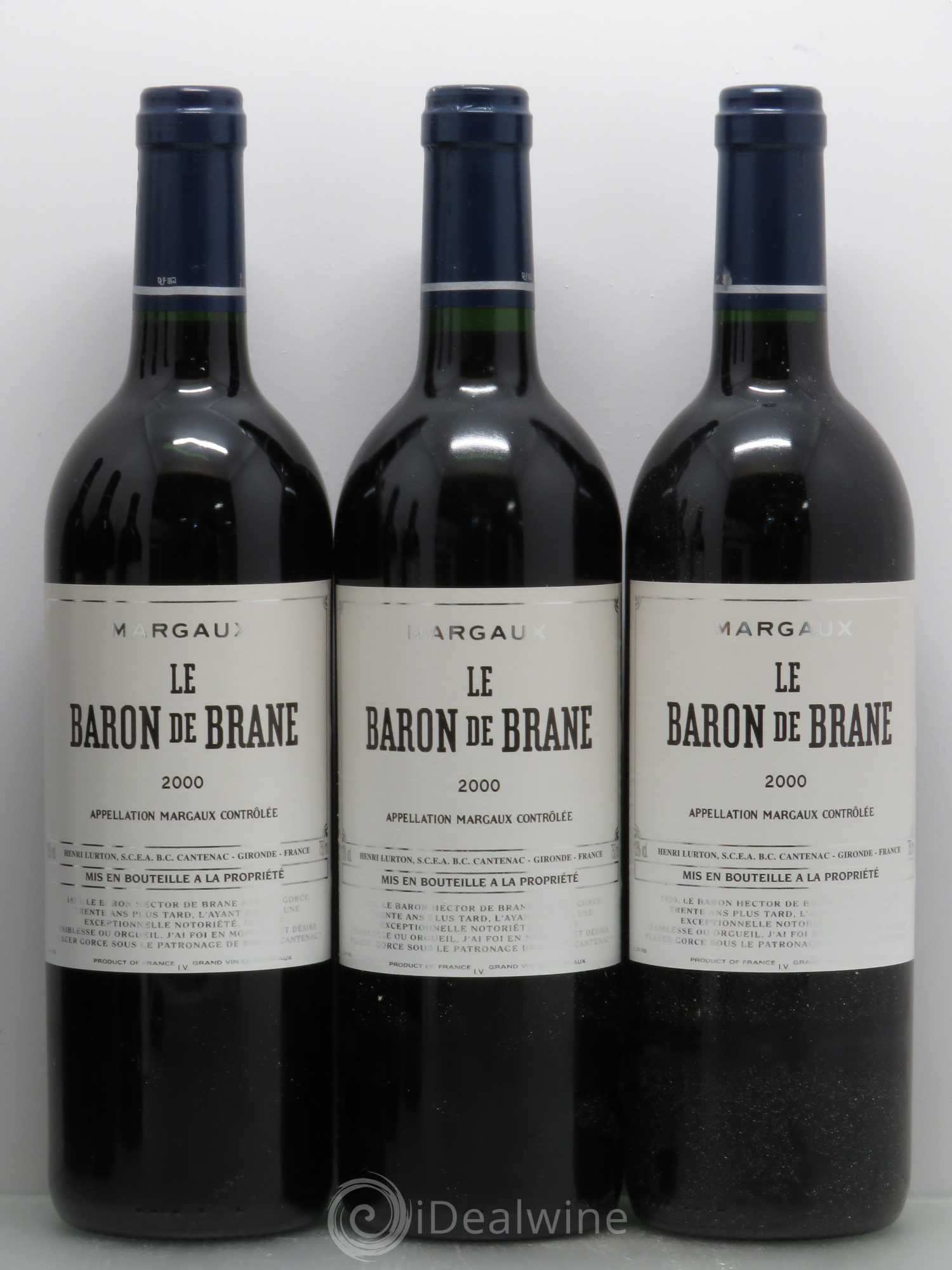 Baron de Brane Second Vin 2000 - Lot de 6 bouteilles - 1