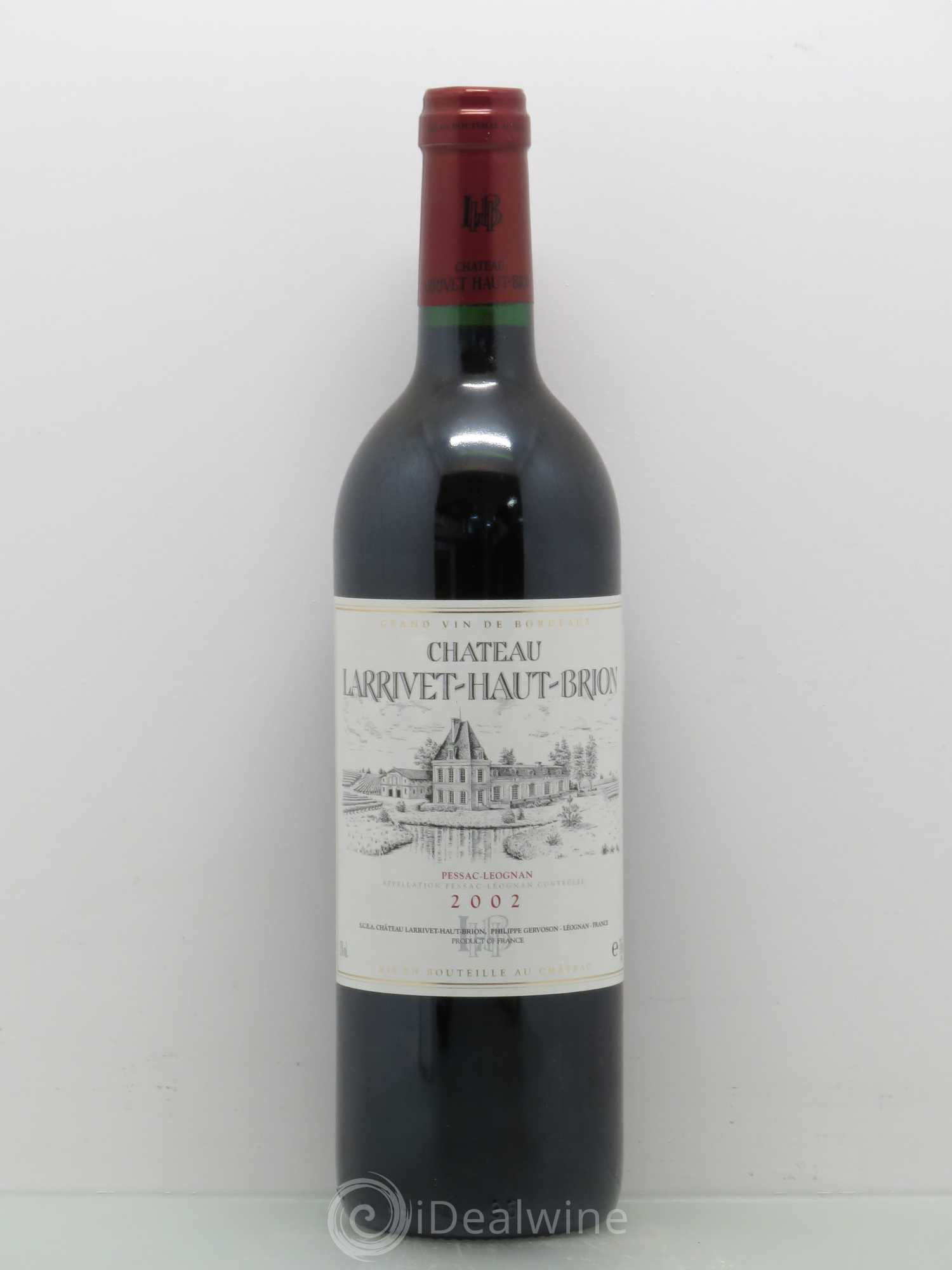 Château Larrivet Haut-Brion 2002 - Lot de 1 bouteille - 0