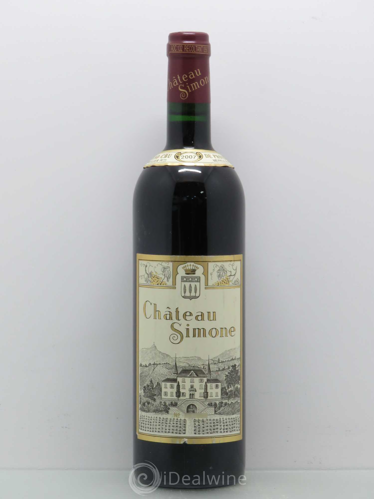 Palette Château Simone Famille Rougier 2007 - Lot de 1 bouteille - 0