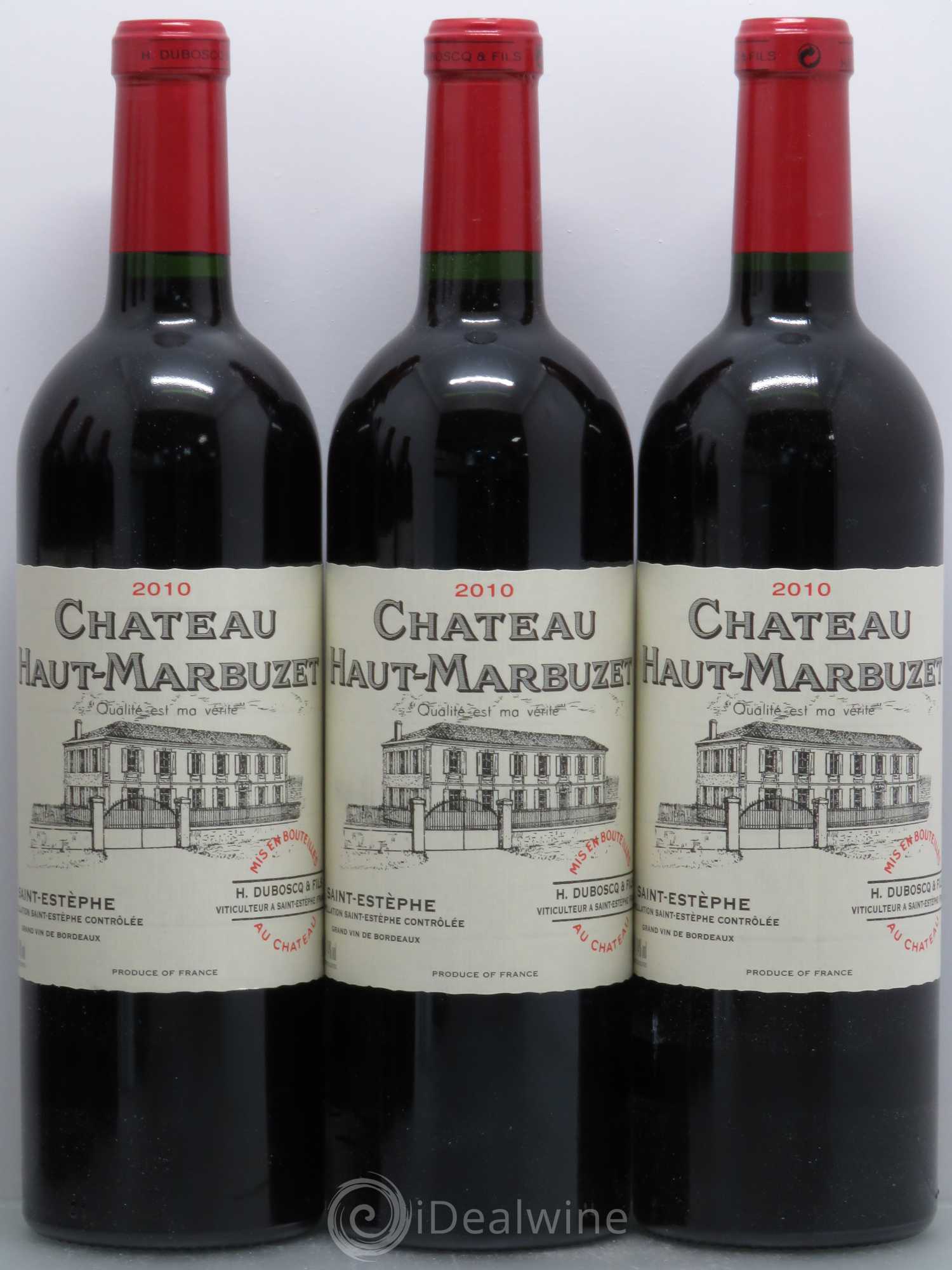 Château Haut Marbuzet 2010 - Lot de 6 bouteilles - 2