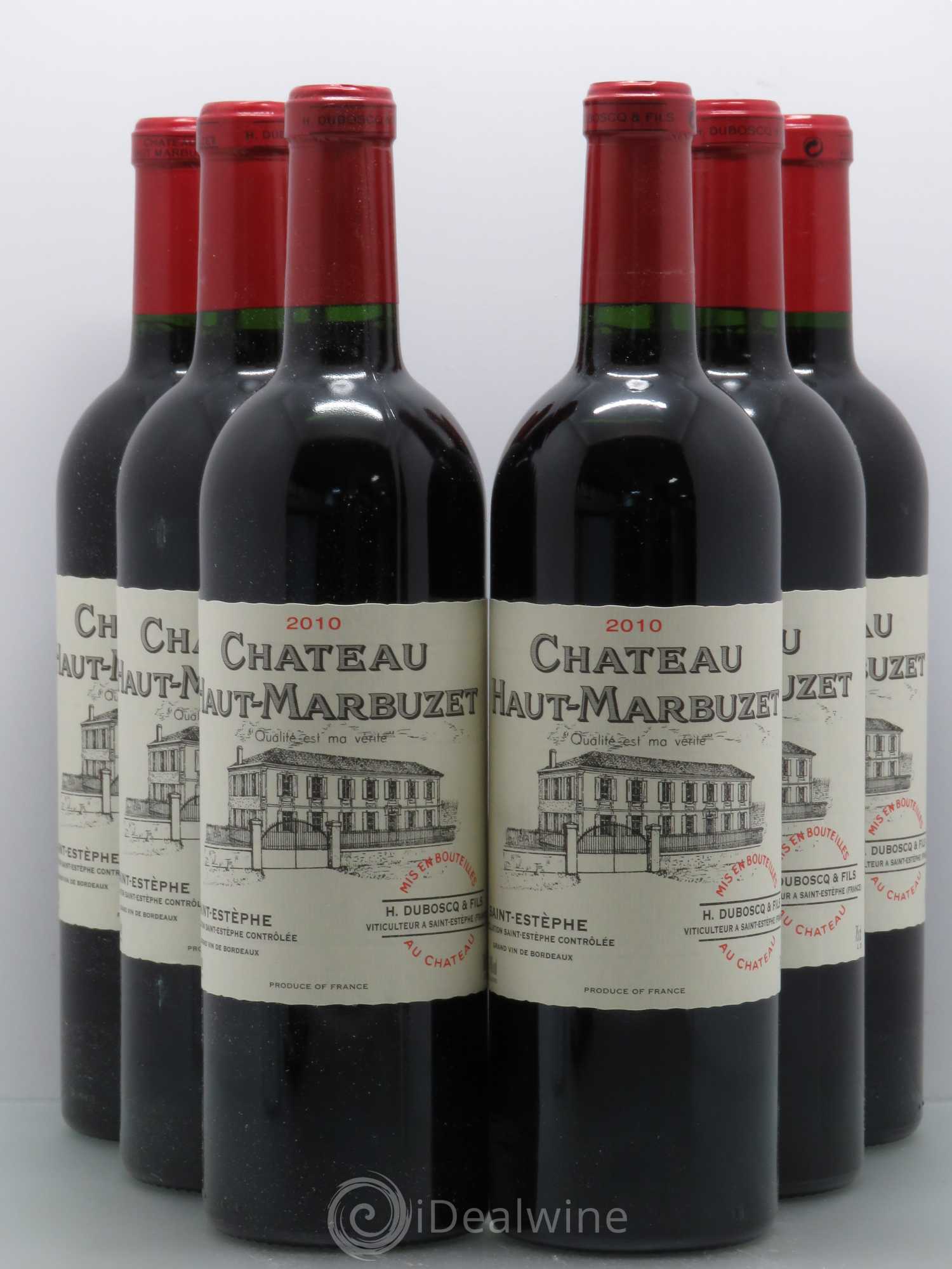 Château Haut Marbuzet 2010 - Lot de 6 bouteilles - 0