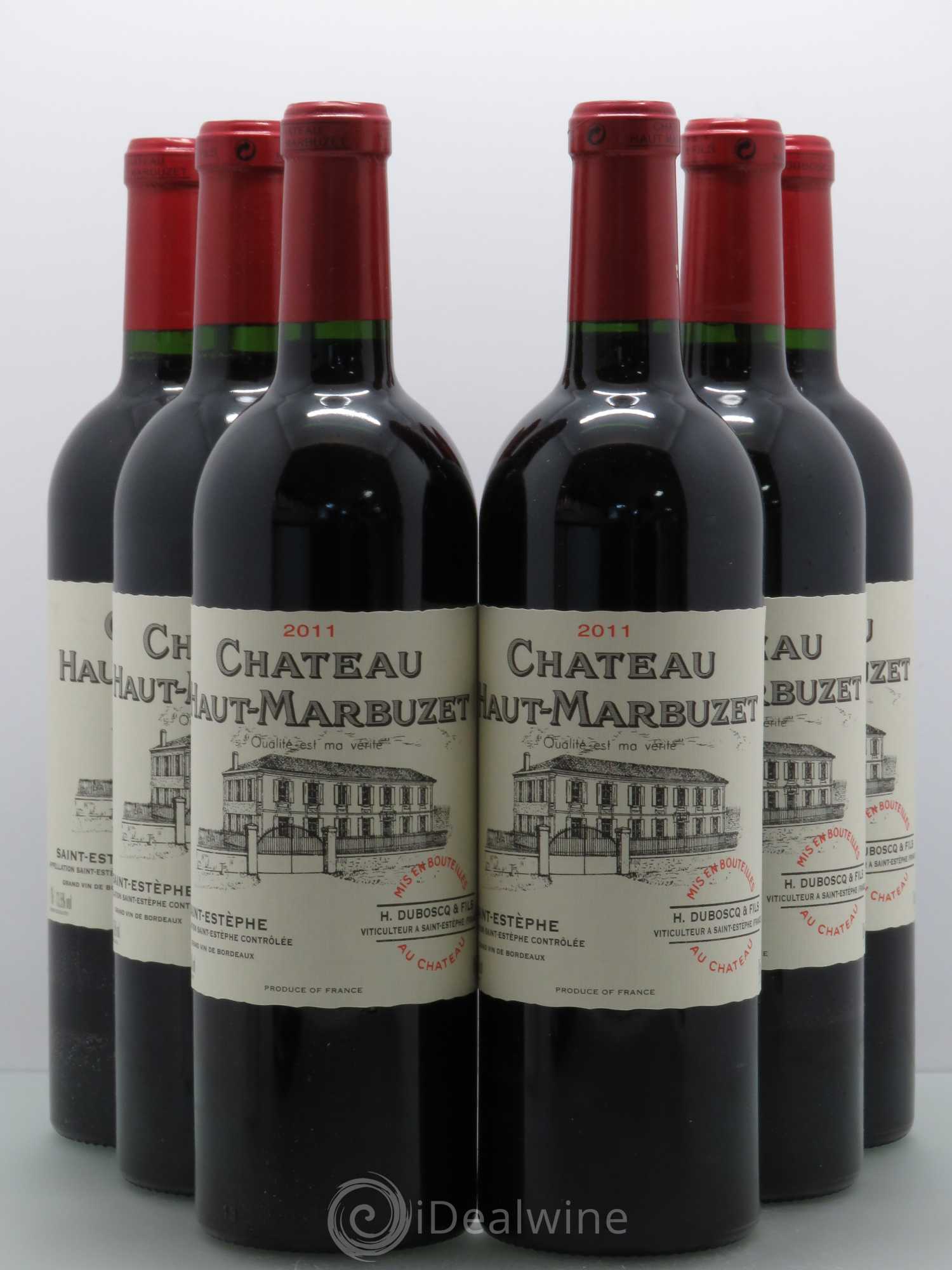 Château Haut Marbuzet 2011 - Lot de 6 bouteilles - 0