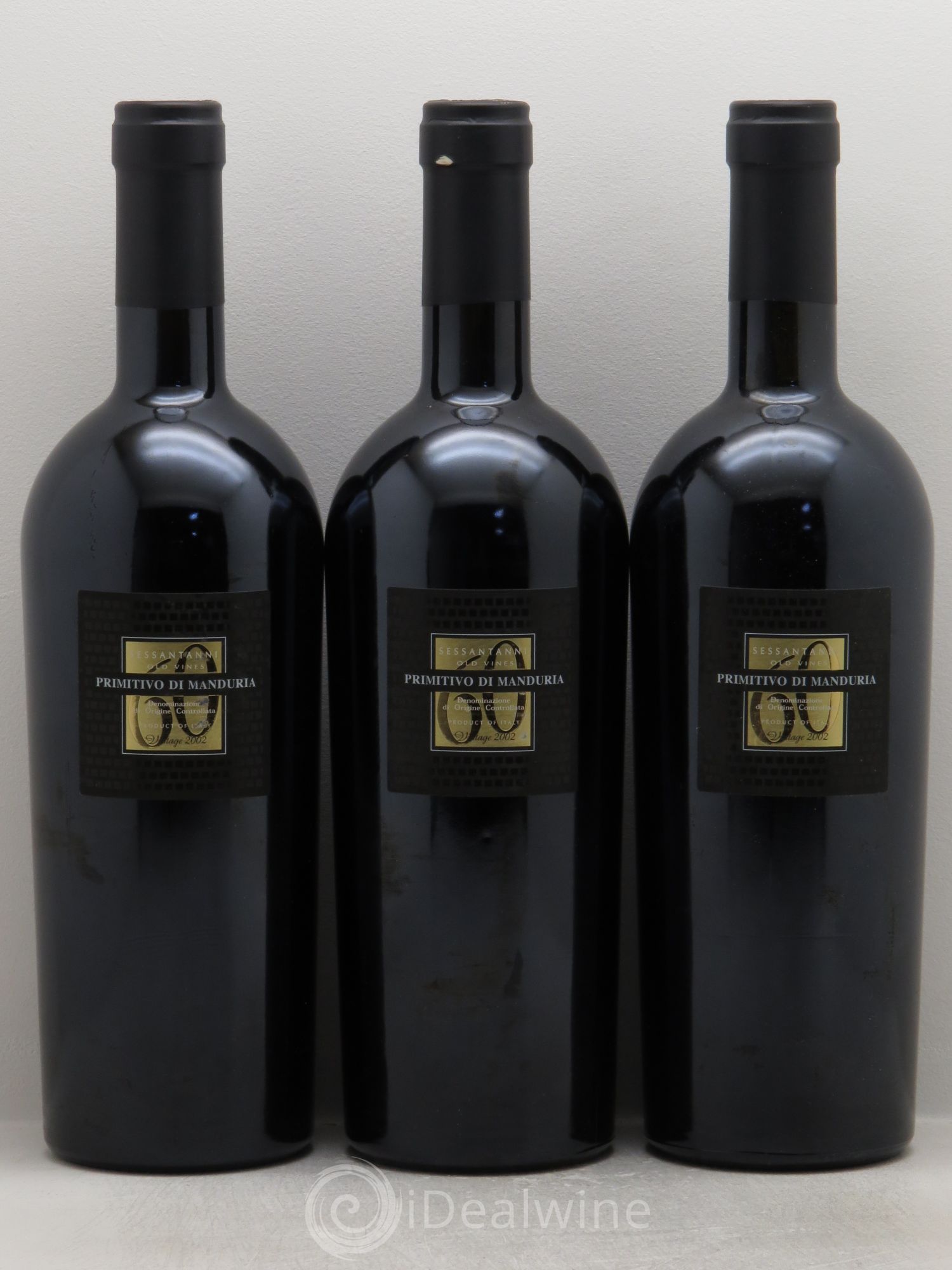 Italie Primitivo di Manduria Sessantanni 2002 - Posten von 3 Flaschen - 0