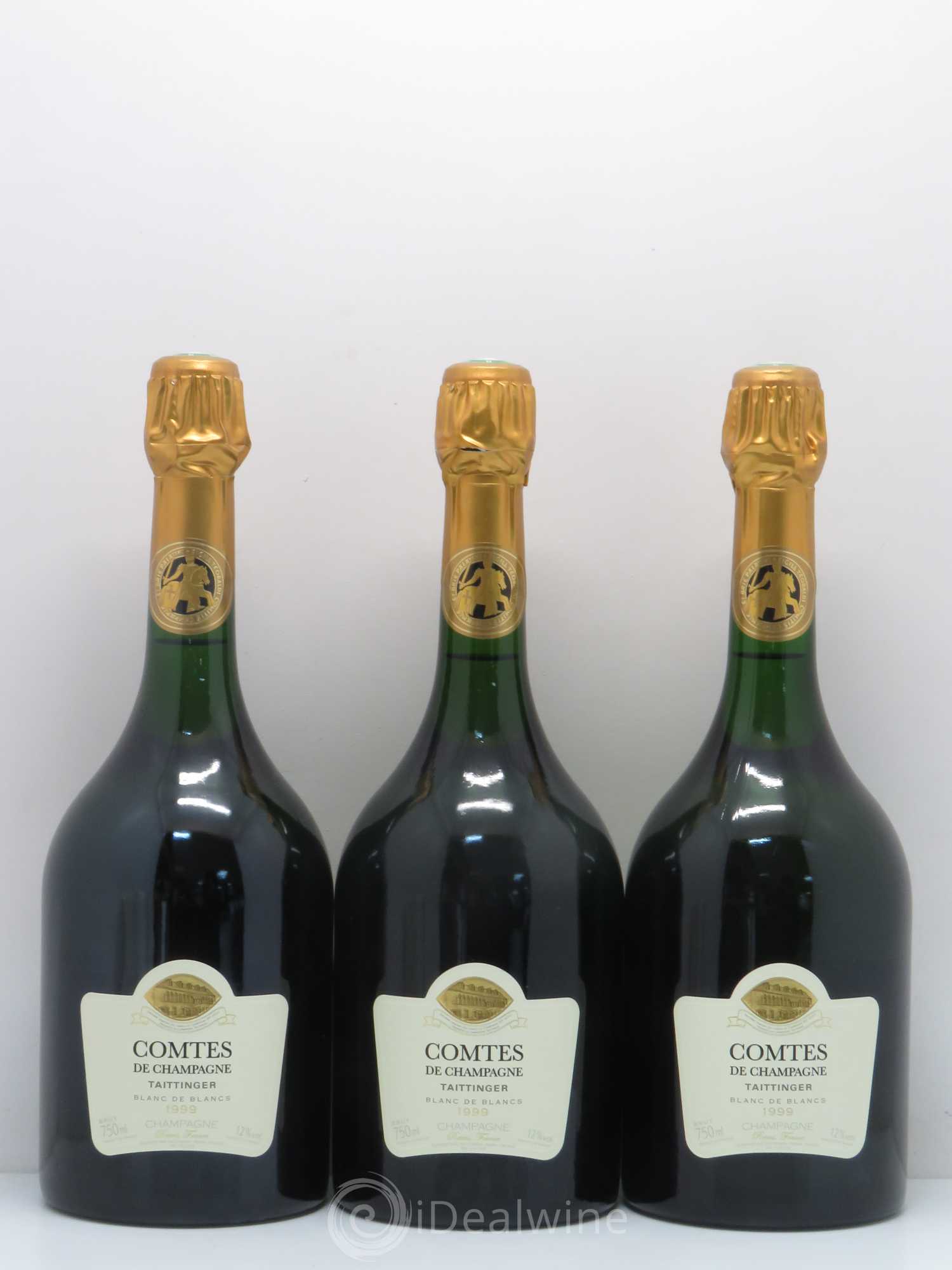 Comtes de Champagne Taittinger 1999 - Lot de 3 bouteilles - 0