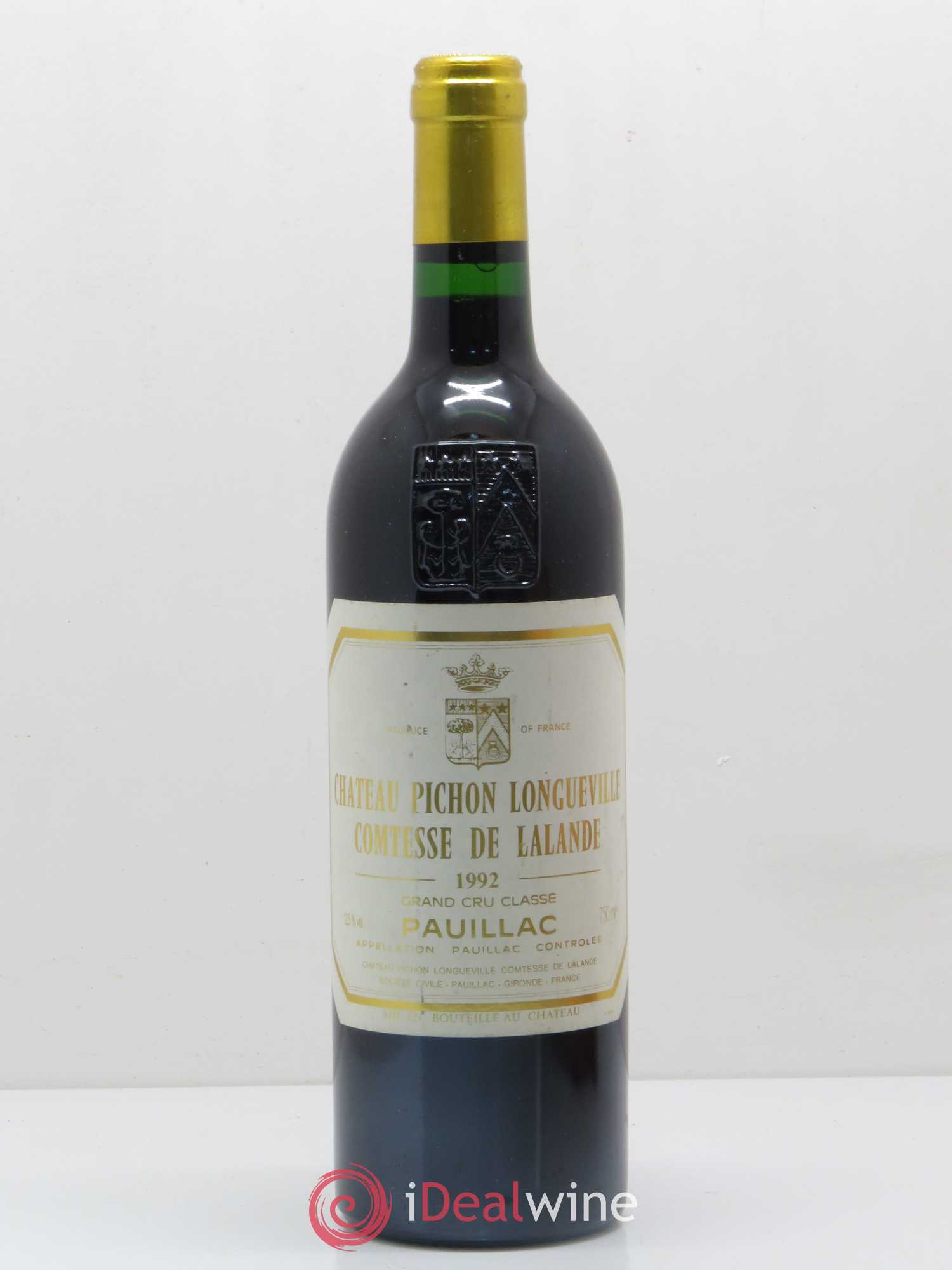 Château Pichon Longueville Comtesse de Lalande 2ème Grand Cru Classé 1992 - Lot de 1 bouteille - 0