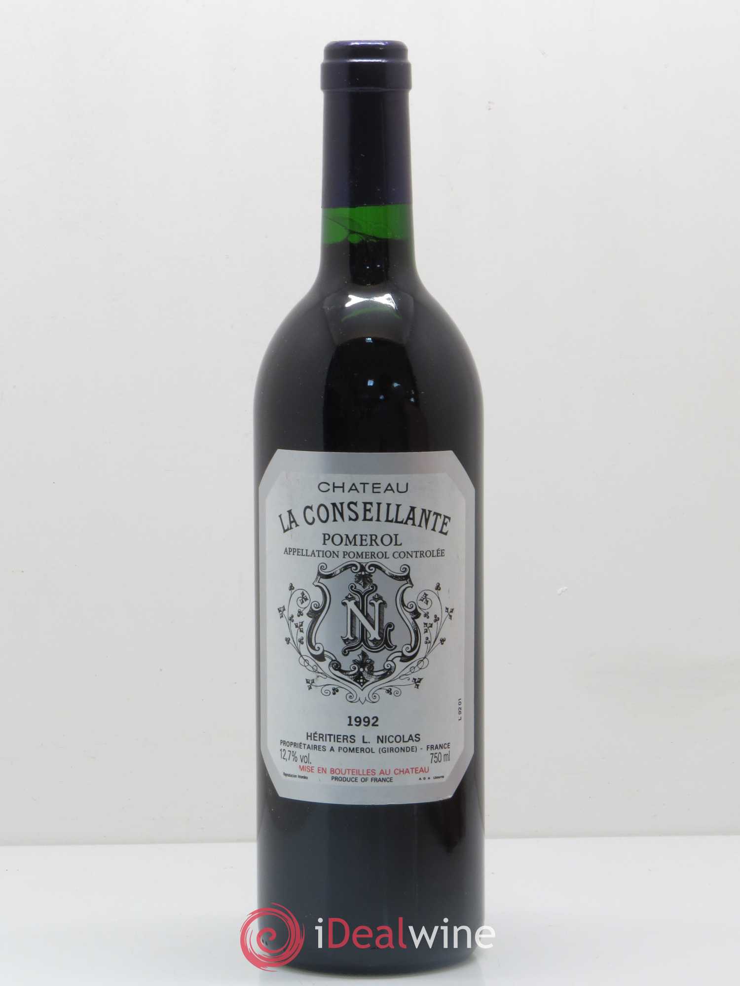 Château la Conseillante 1992 - Lot de 1 bouteille - 0