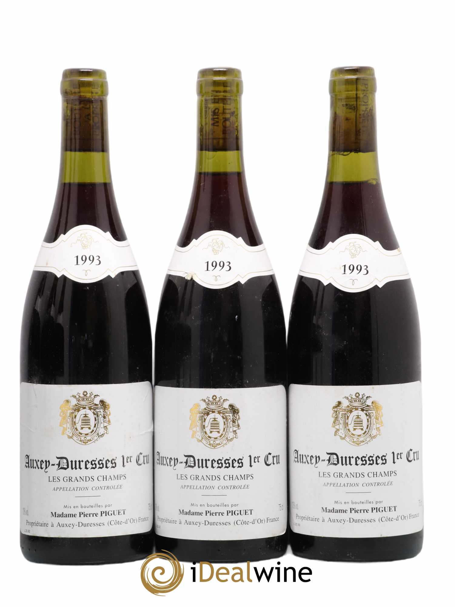 Auxey-Duresses 1er Cru Les Grands Champs 1993 - Lotto di 6 bottiglie - 1