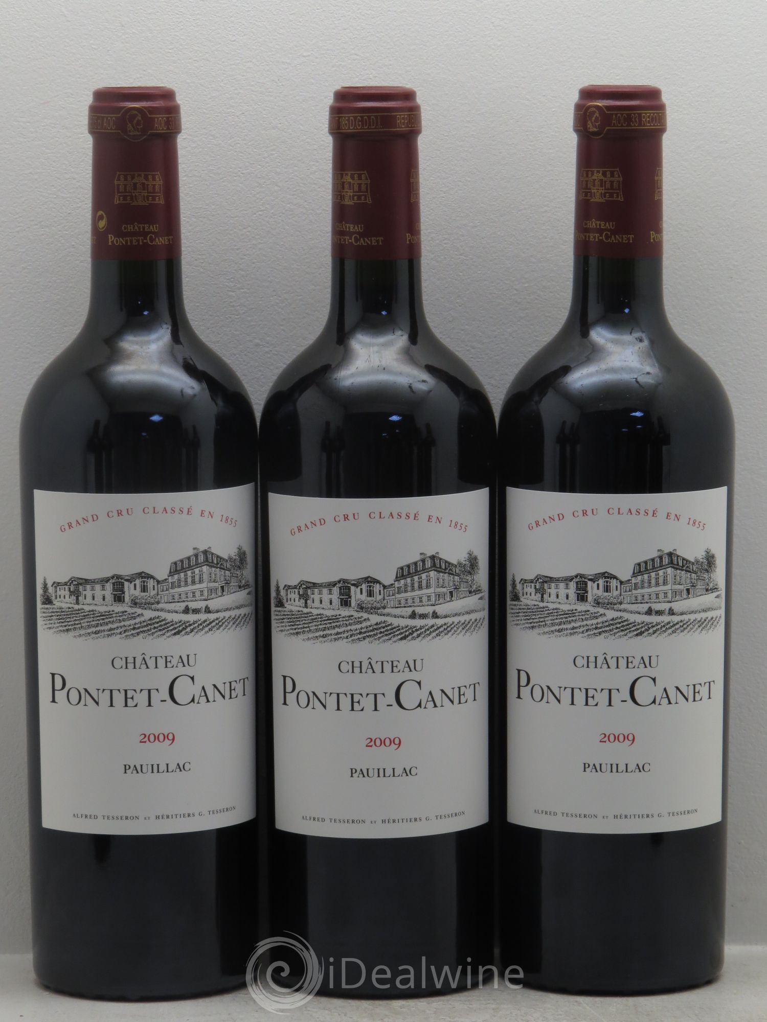 Château Pontet Canet 5ème Grand Cru Classé 2009 - Lot de 12 bouteilles - 1