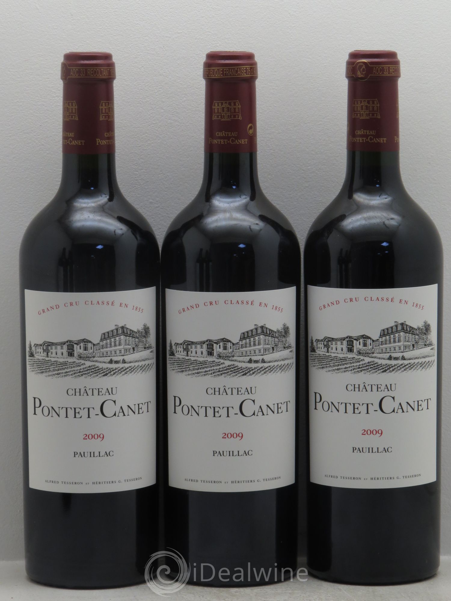 Château Pontet Canet 5ème Grand Cru Classé 2009 - Lot de 12 bouteilles - 3