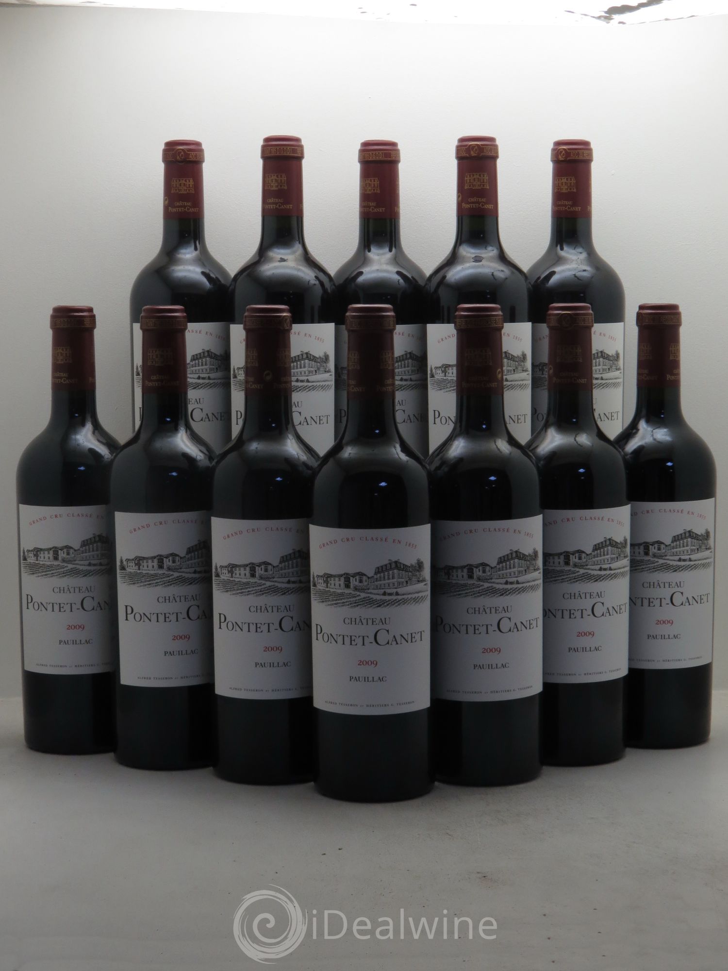 Château Pontet Canet 5ème Grand Cru Classé 2009 - Lot de 12 bouteilles - 0