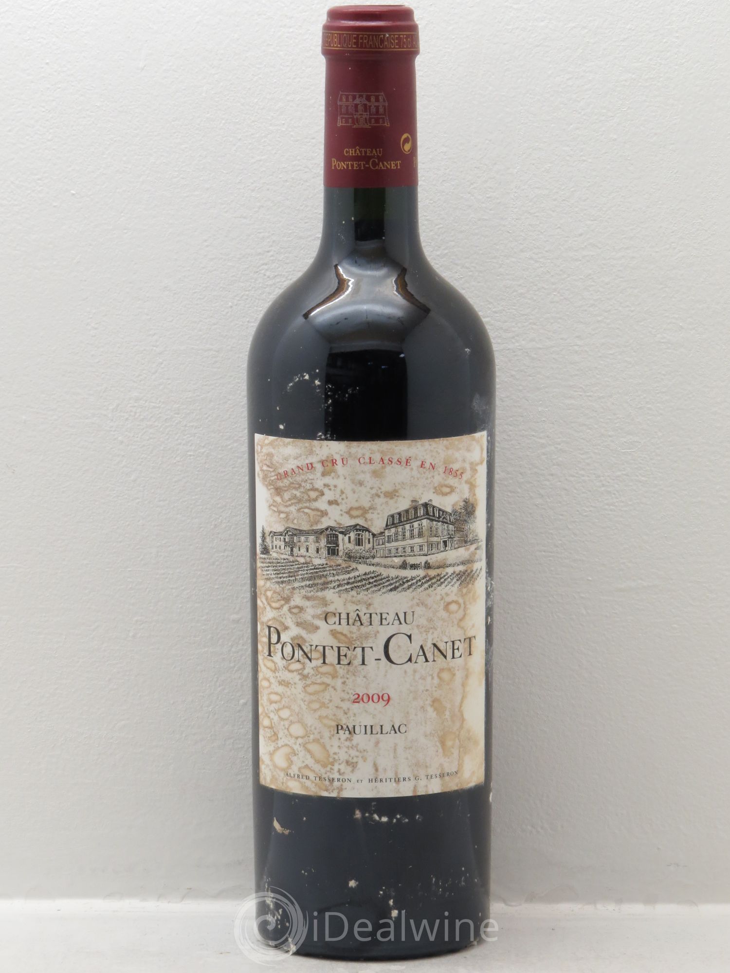 Château Pontet Canet 5ème Grand Cru Classé 2009 - Lot de 12 bouteilles - 0