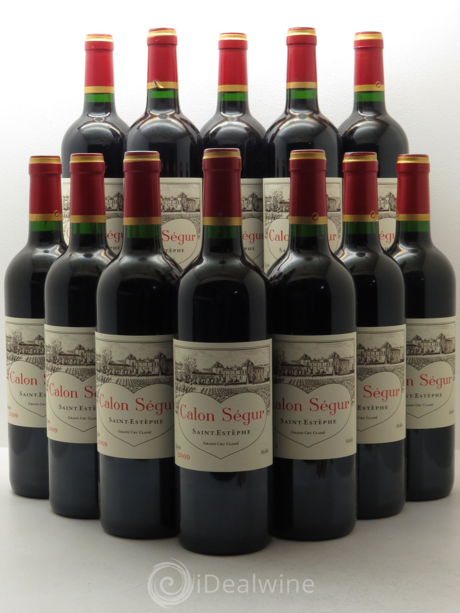 Château Calon Ségur 3ème Grand Cru Classé 2009 - Lot de 12 bouteilles - 0