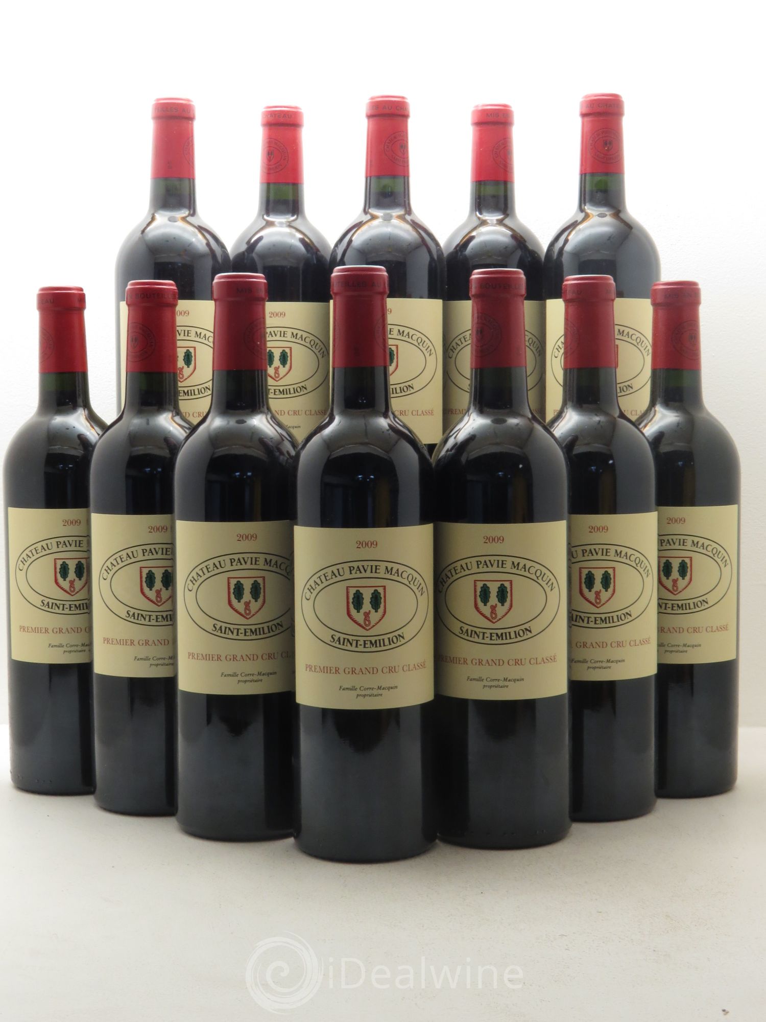 Château Pavie Macquin 1er Grand Cru Classé B 2009 - Lot de 12 bouteilles - 0